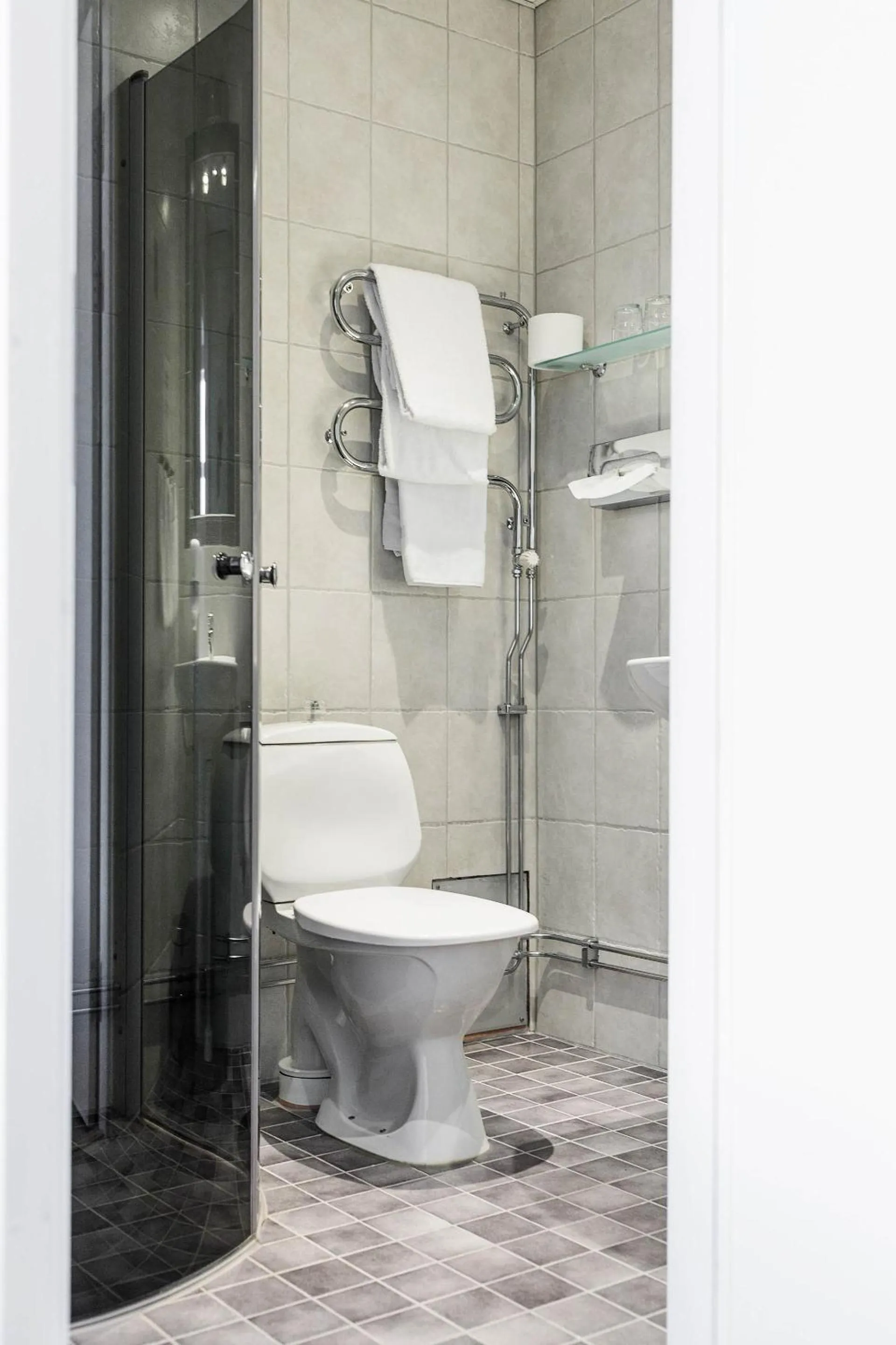 Shower in Piteå Stadshotell