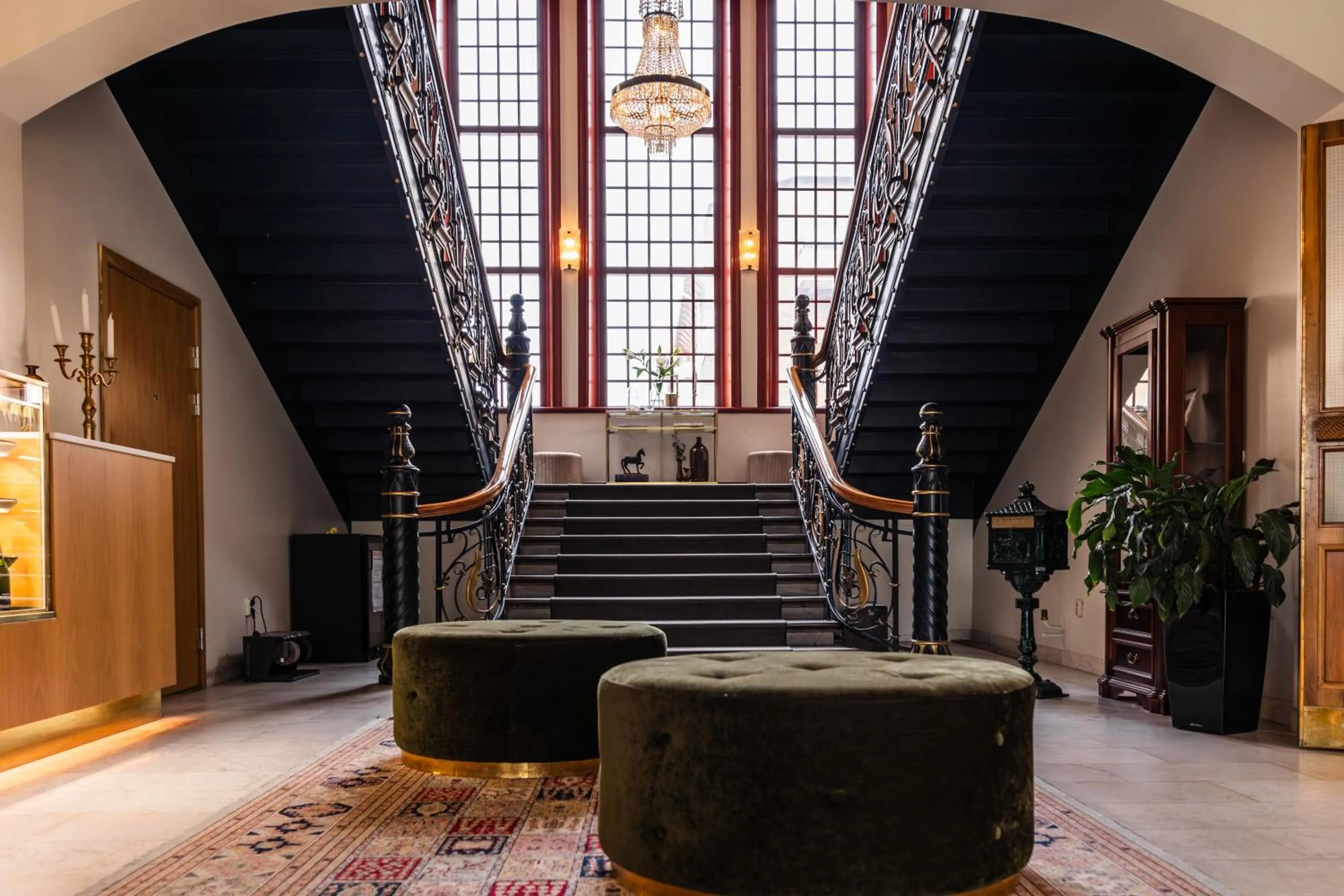 Lobby or reception in Piteå Stadshotell