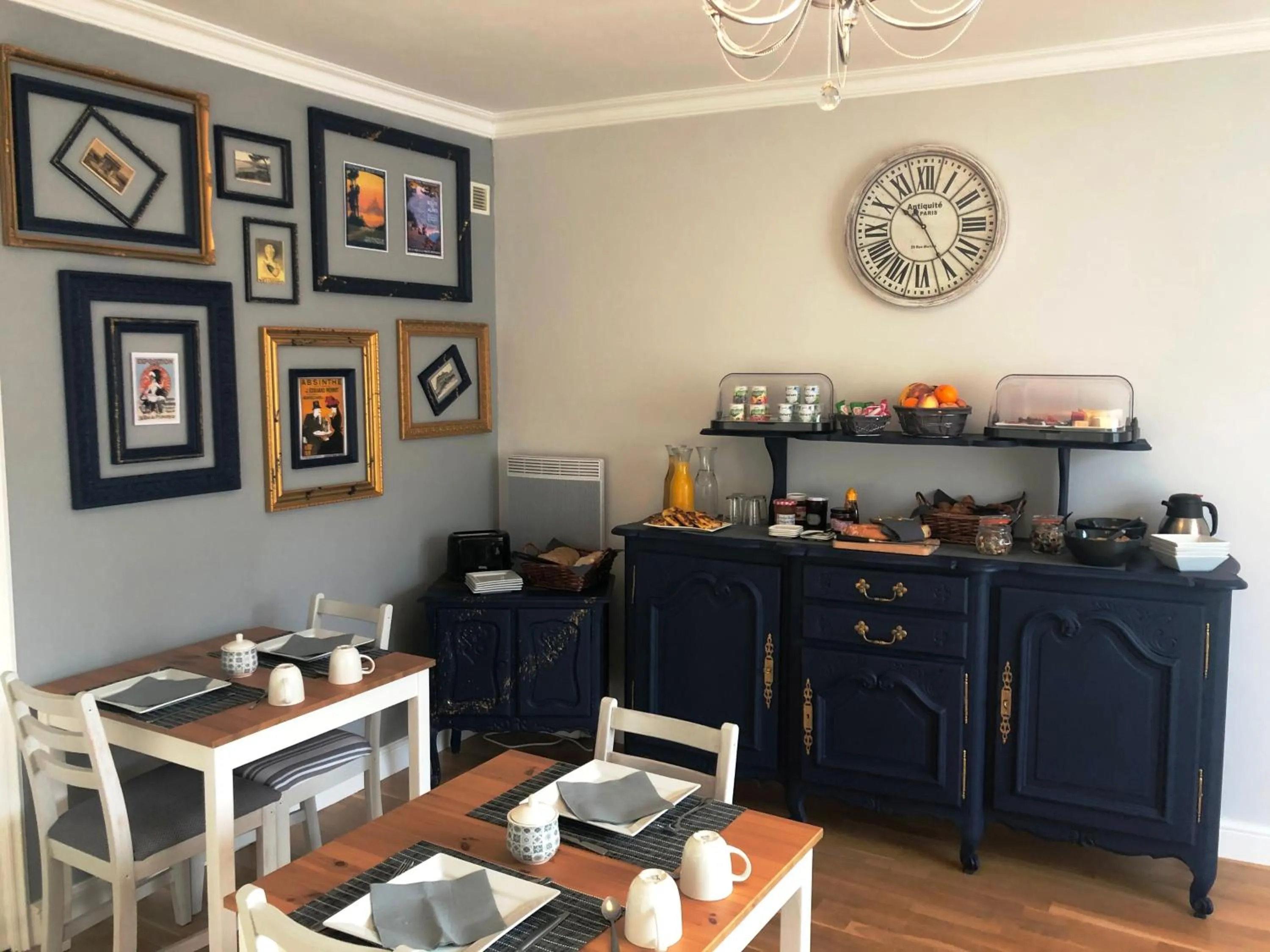 Continental breakfast in No 6 B&B