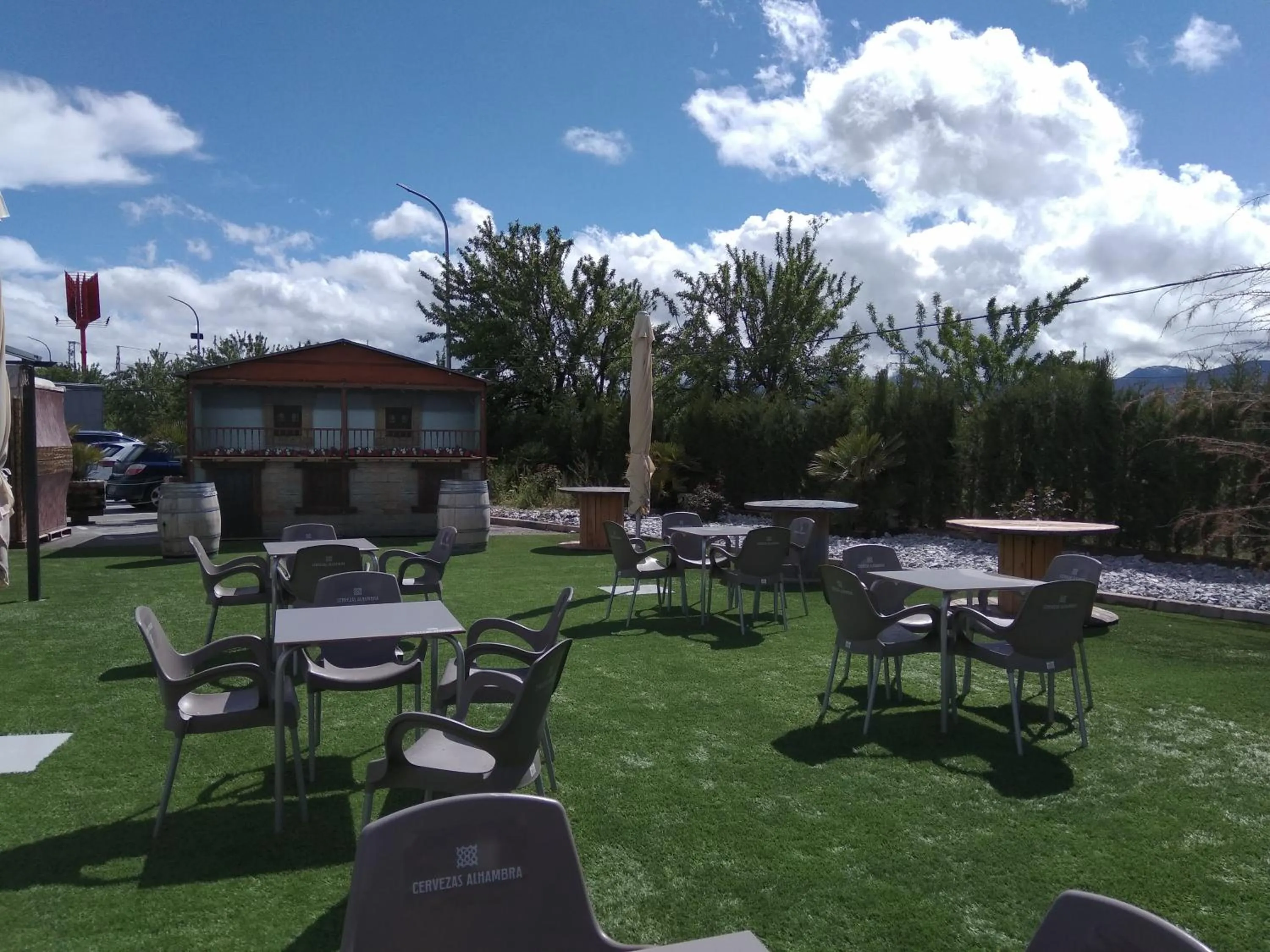 Patio in Hotel Restaurante Dama de Baza