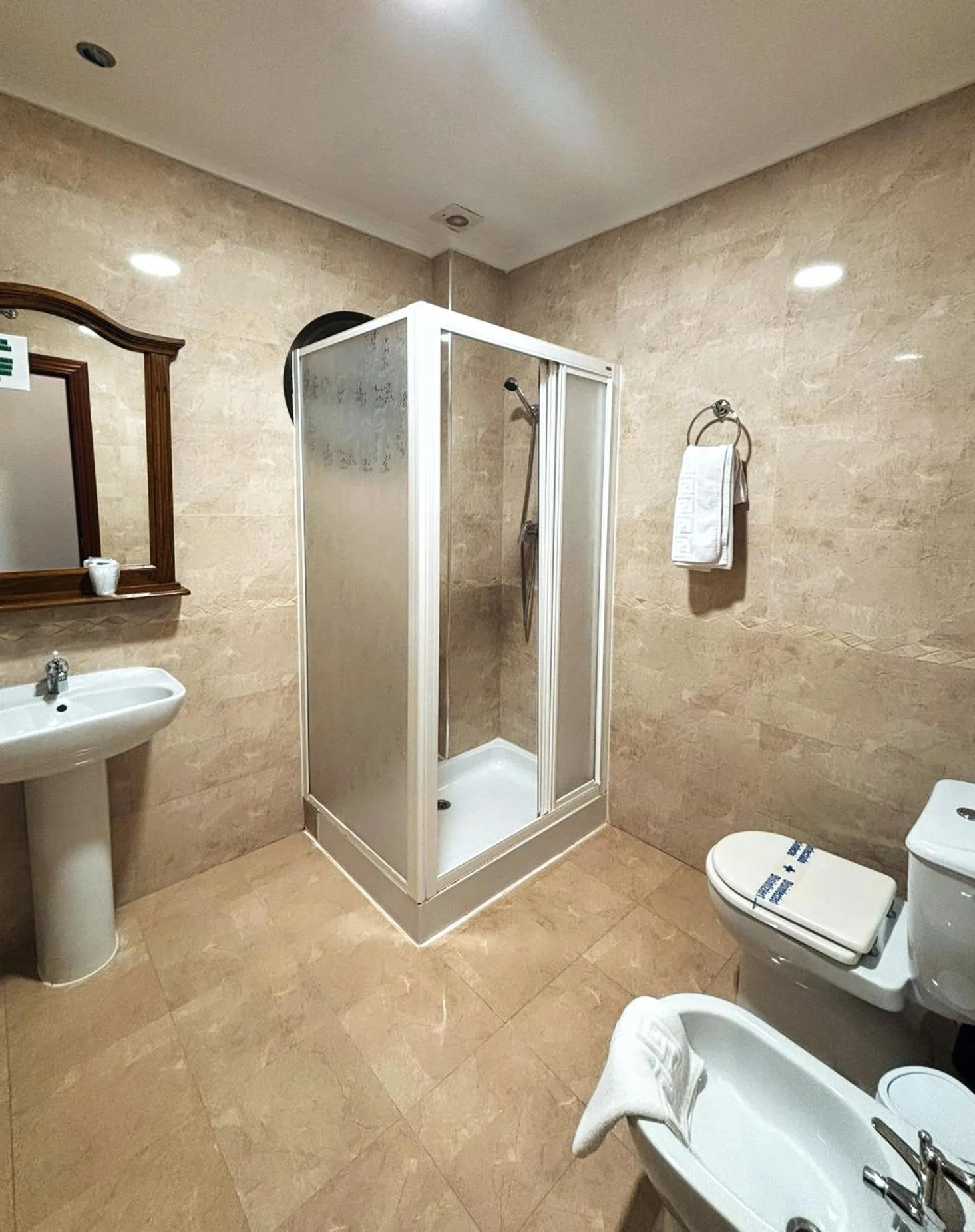 Shower in Hotel Restaurante Dama de Baza