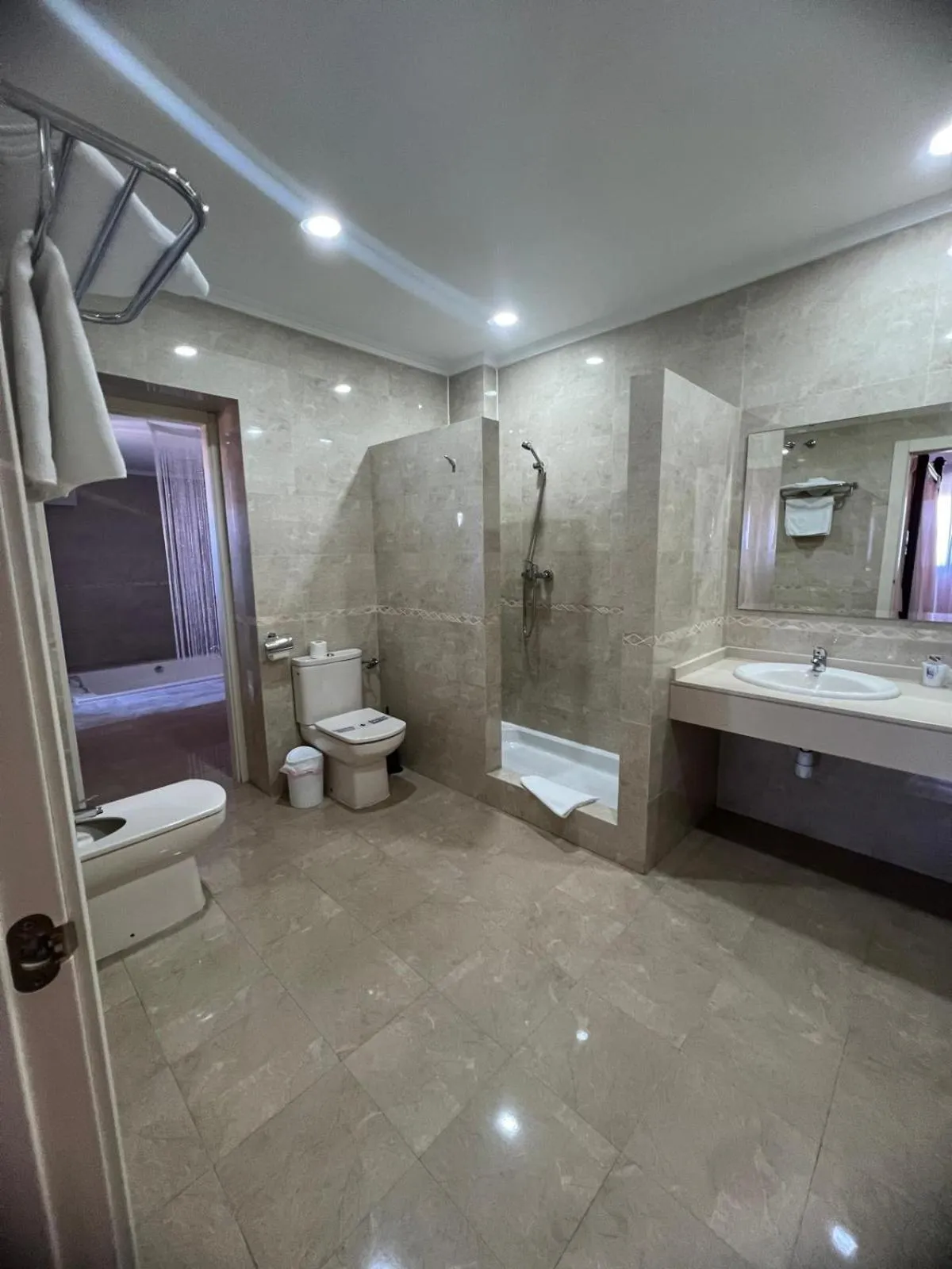 Shower in Hotel Restaurante Dama de Baza