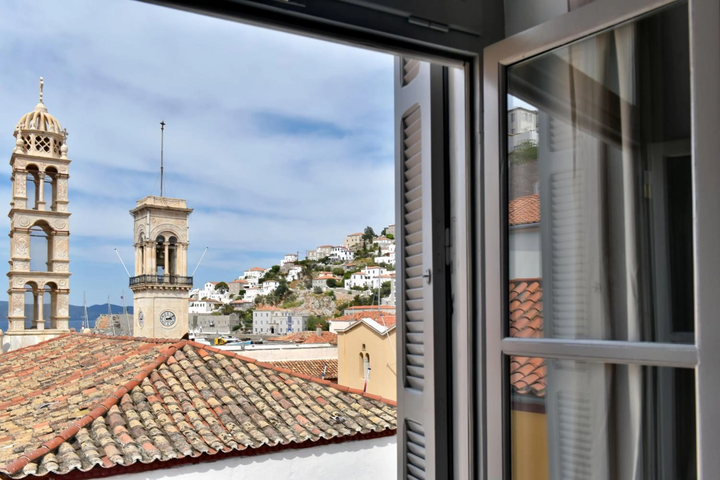 Landmark view in Douskos Guesthouse