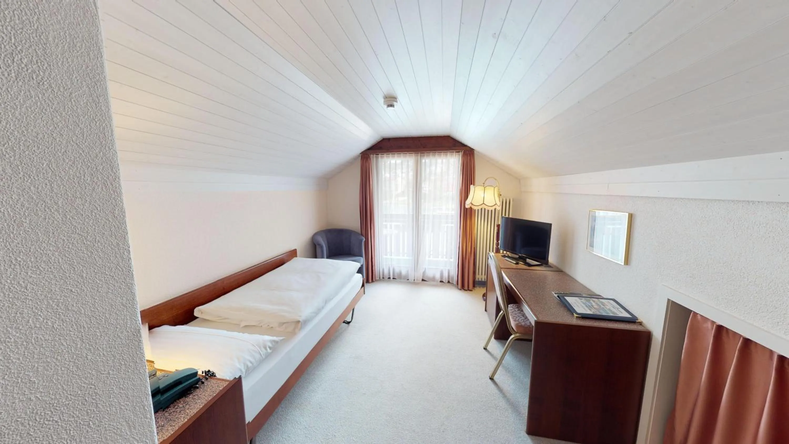 Bedroom, Bed in Hotel-Restaurant Seegarten-Marina