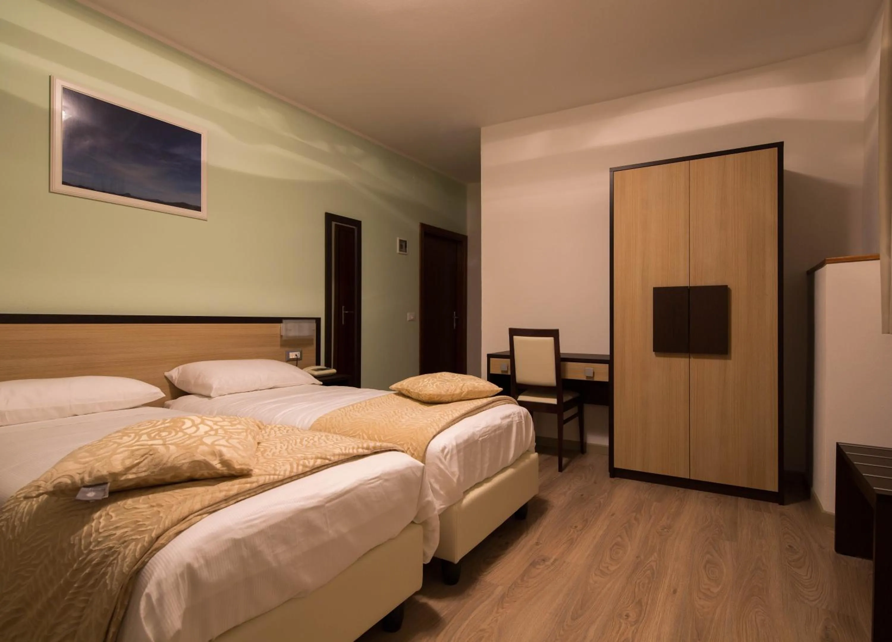 Bedroom, Bed in Albergo Ristorante Bismantova