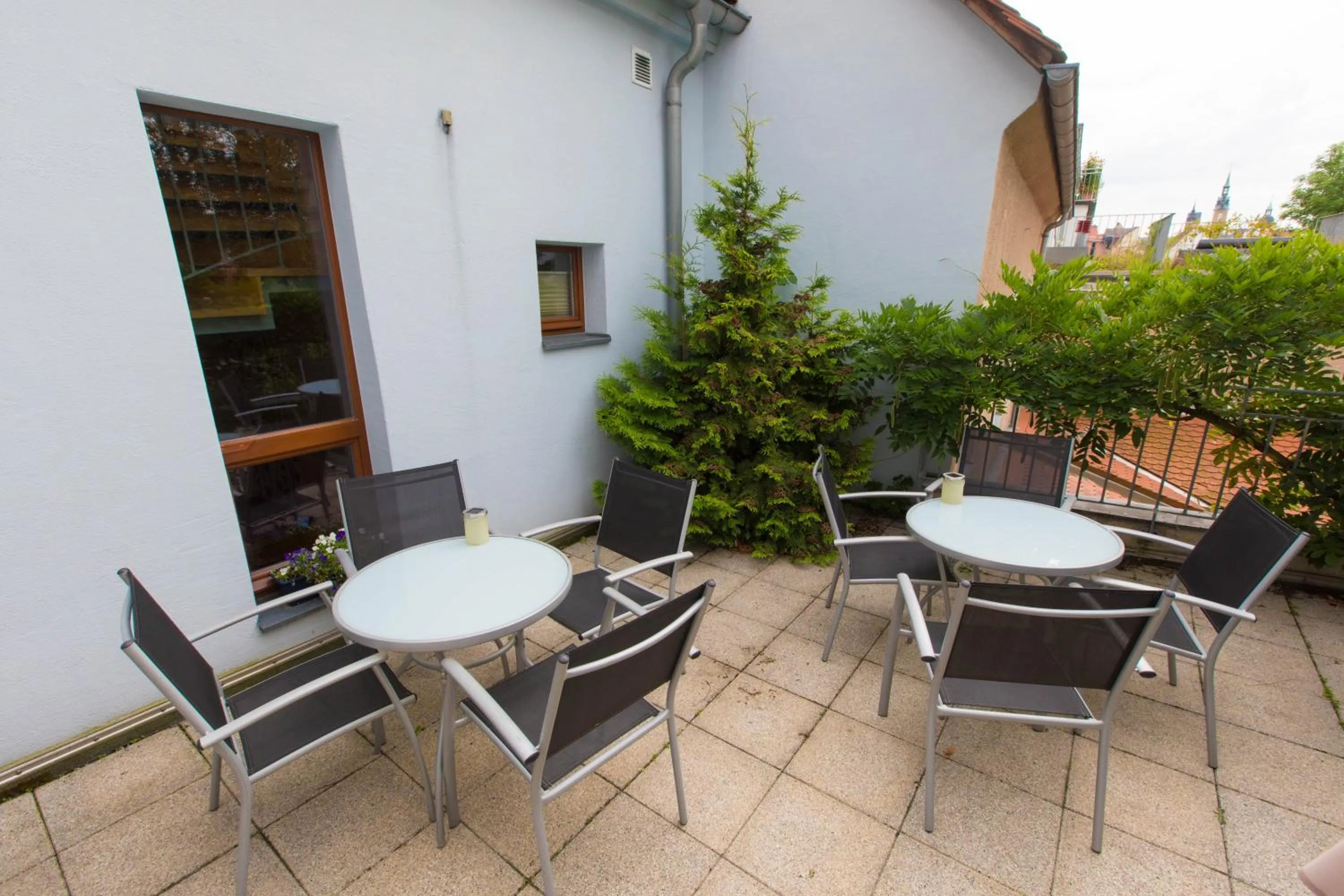Balcony/Terrace in Hotel Blaue Blume