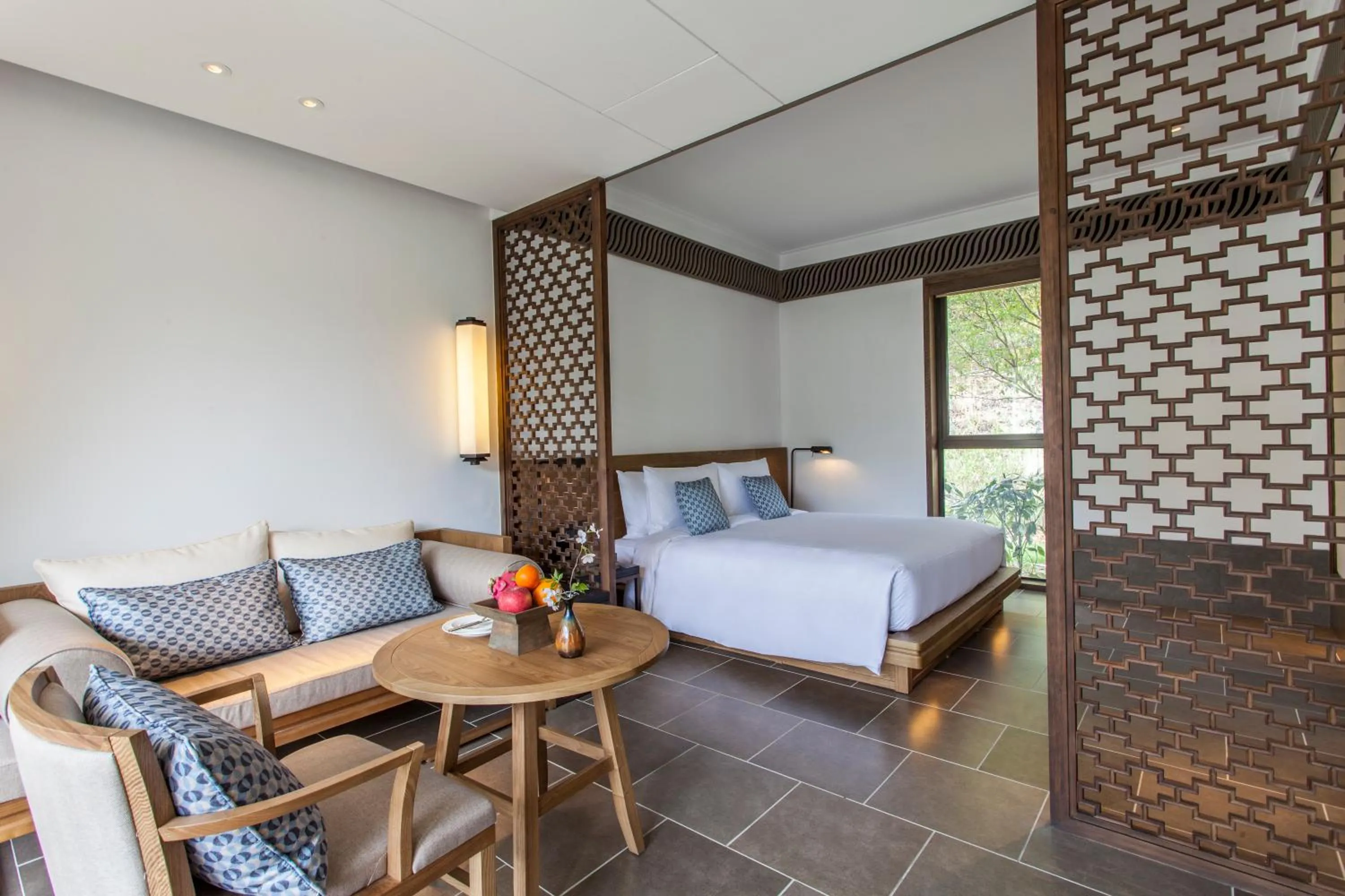 Living room, Bed in Pusen Lanting Shaoxing