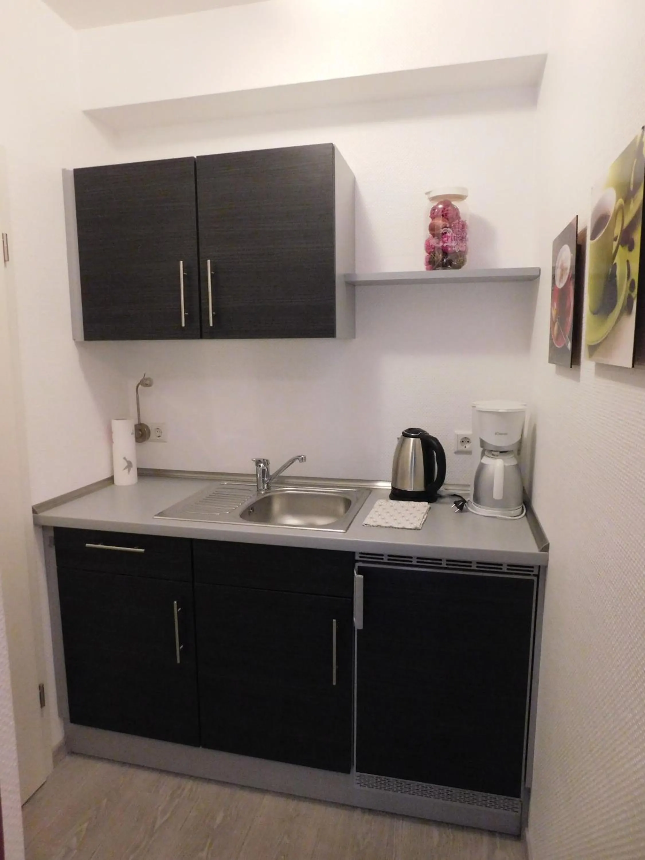 Kitchen or kitchenette in Suite Hotel Villa Erika