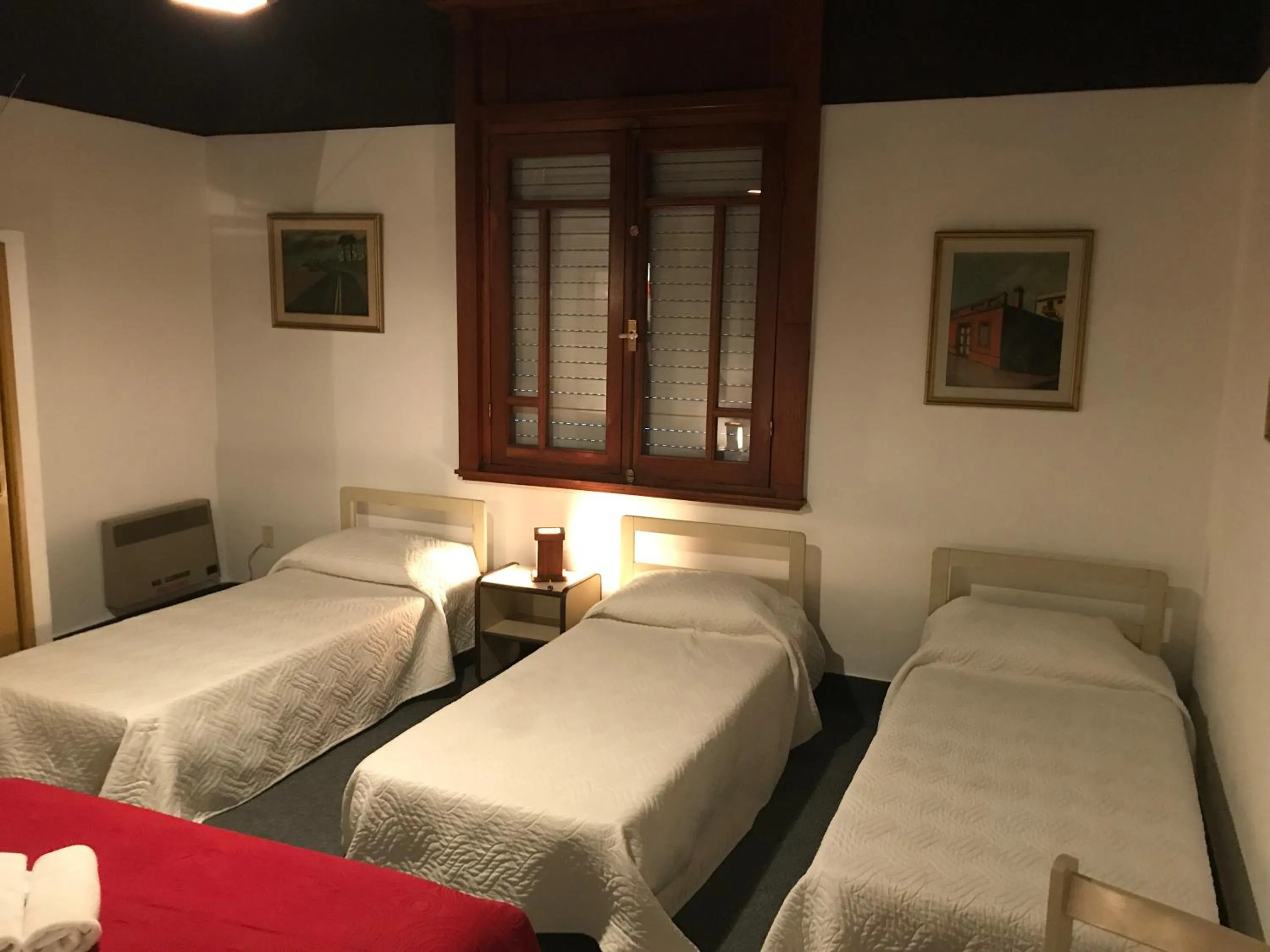Bed in Hotel Antares