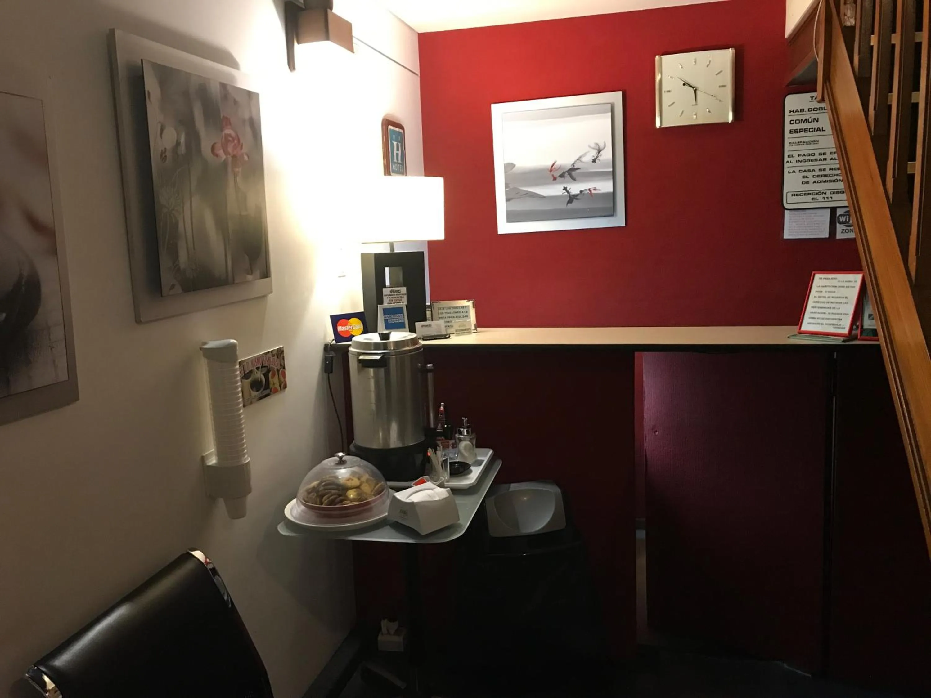 Lobby or reception in Hotel Antares