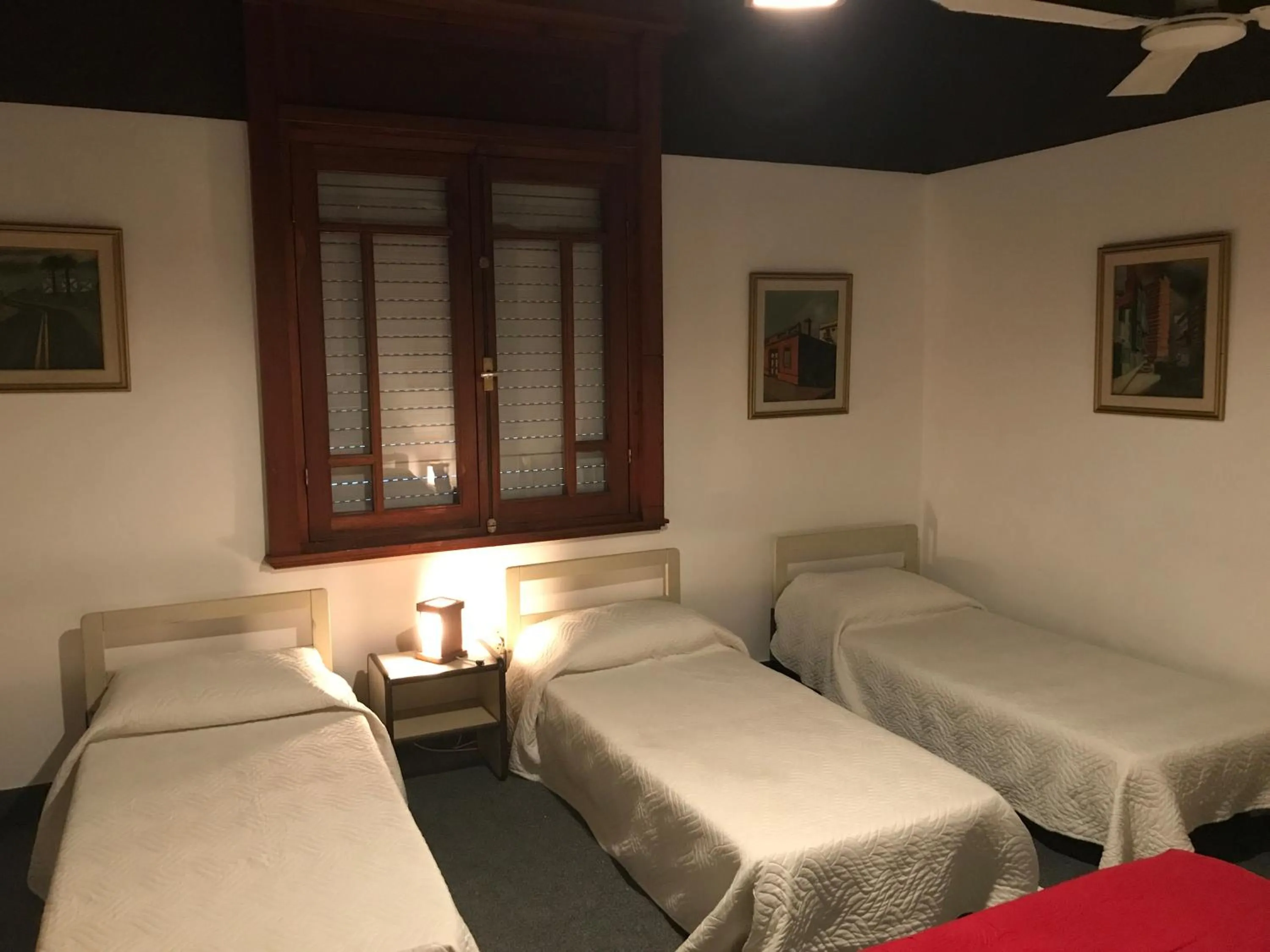 Bed in Hotel Antares