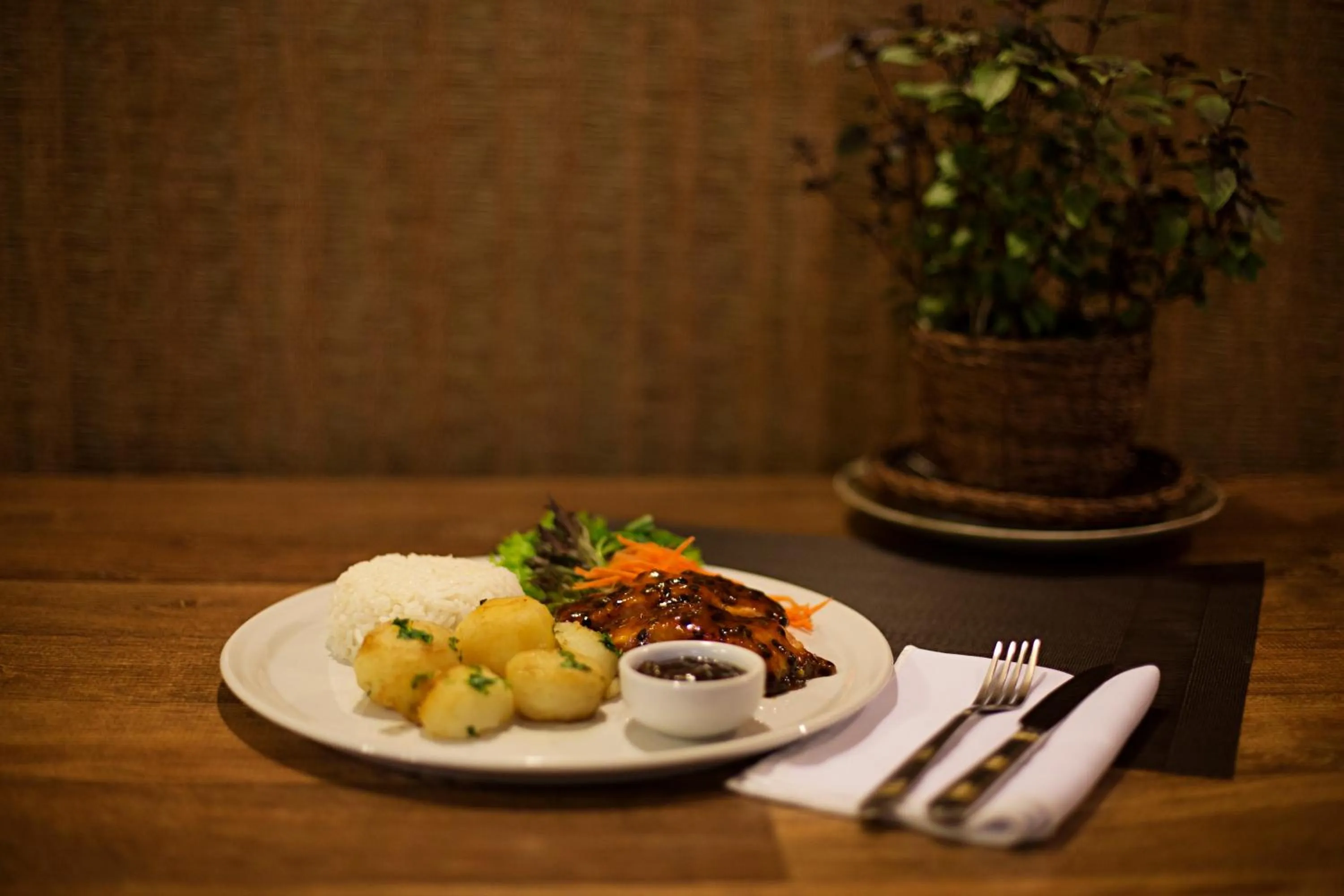 Food close-up in Regente Hotel