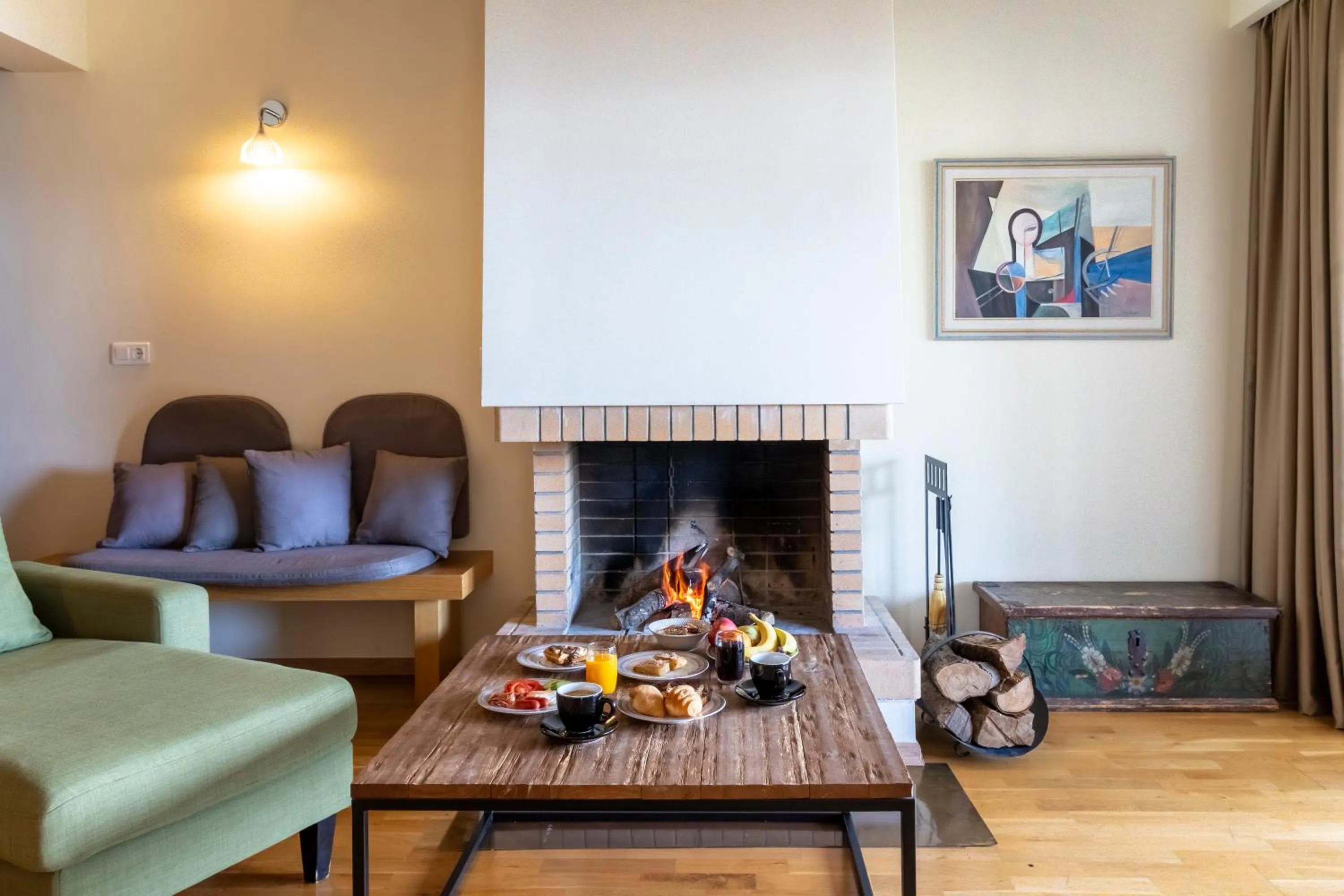 Living room in Anemolia Mountain Resort