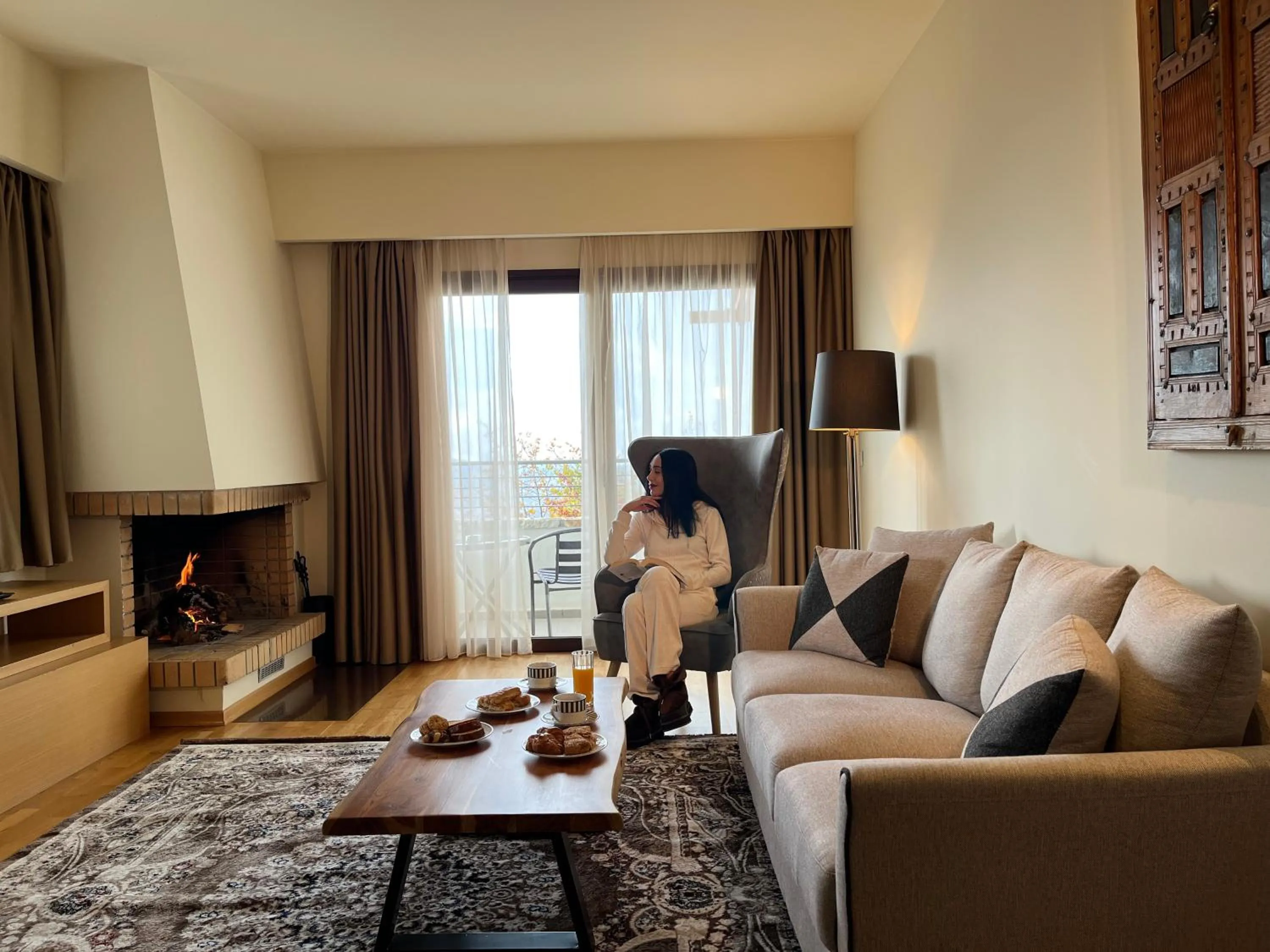 Seating area in Anemolia Mountain Resort