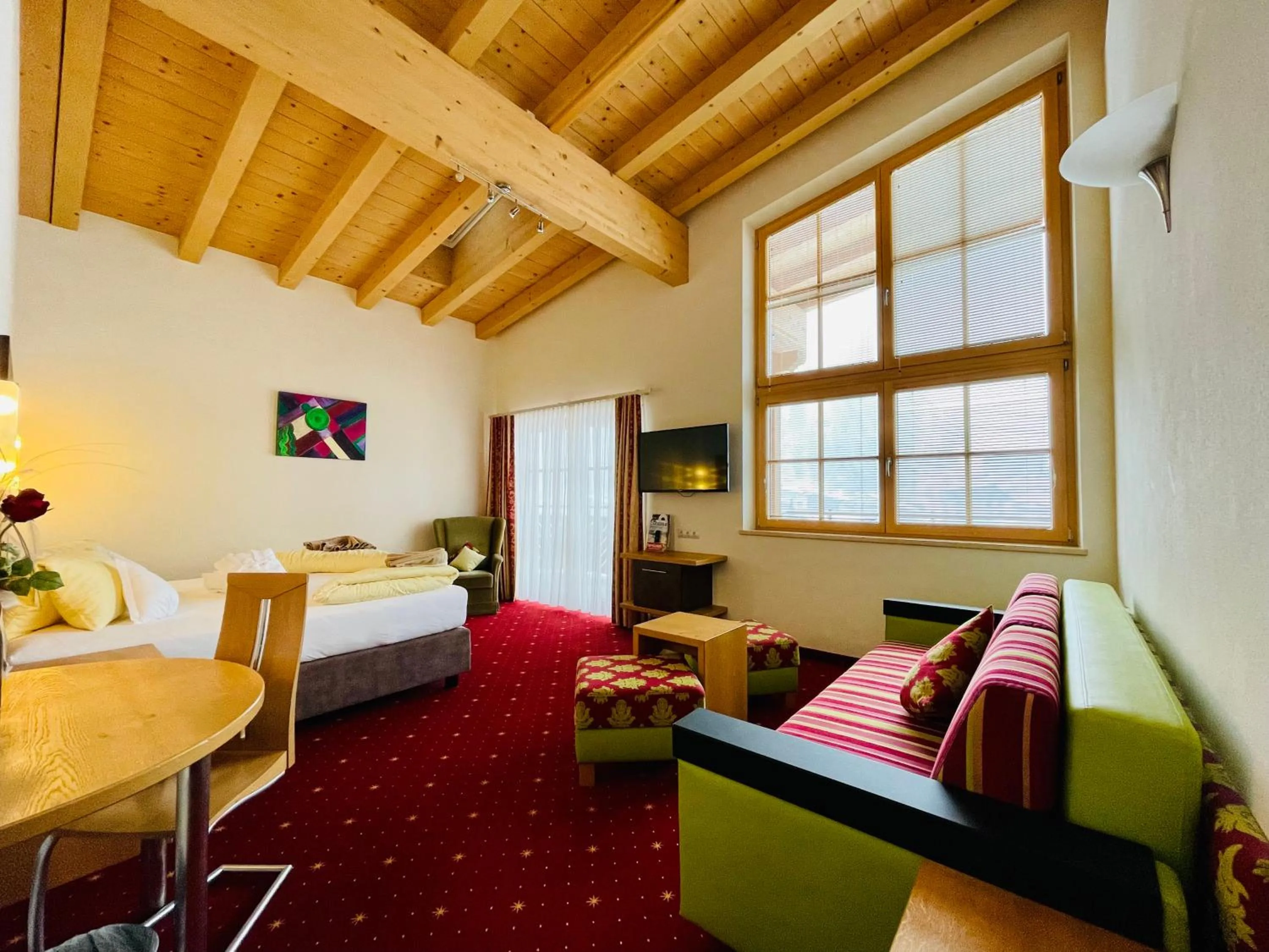 Photo of the whole room, Bed in Wellness- und Familienhotel Egger