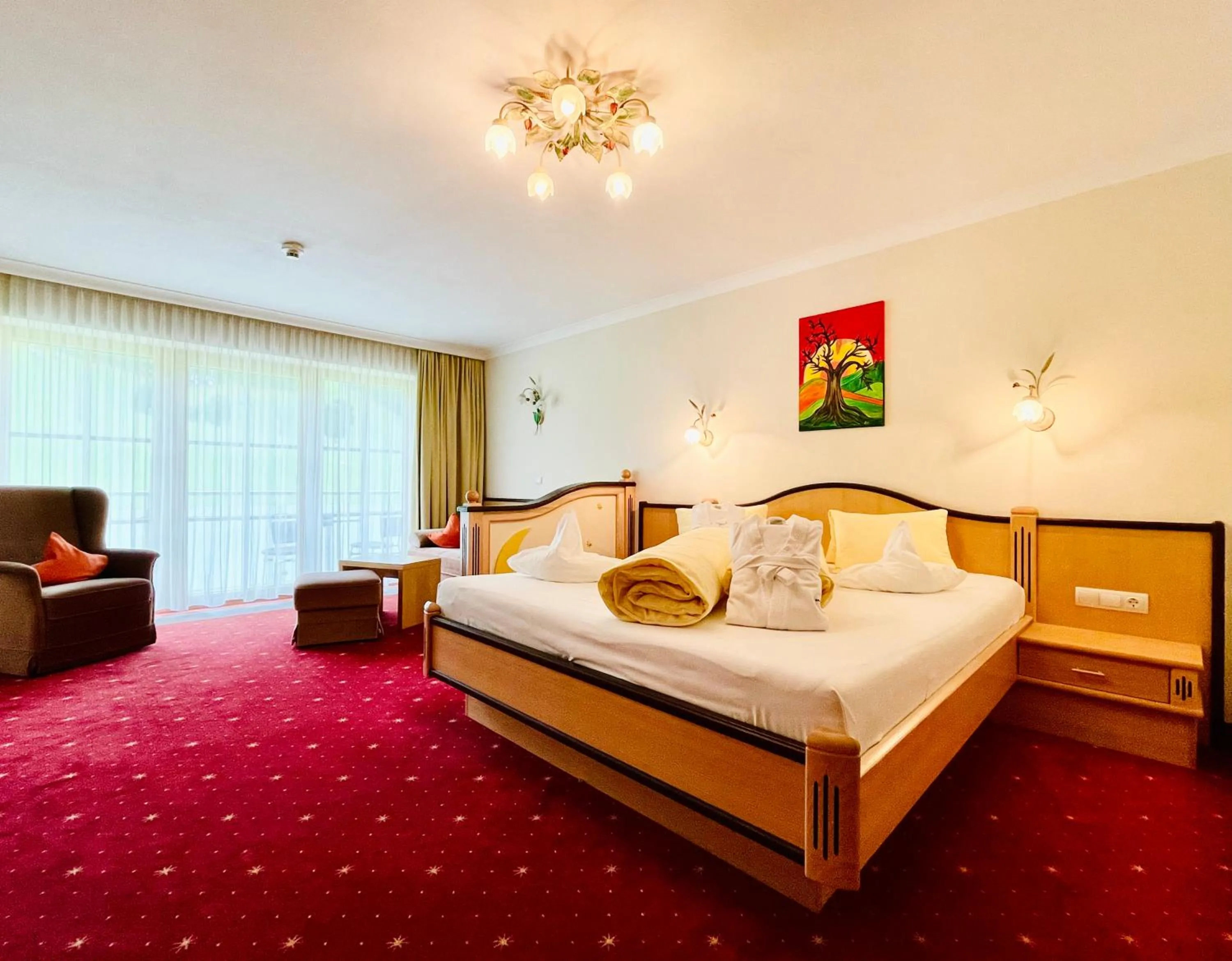 Bed in Wellness- und Familienhotel Egger