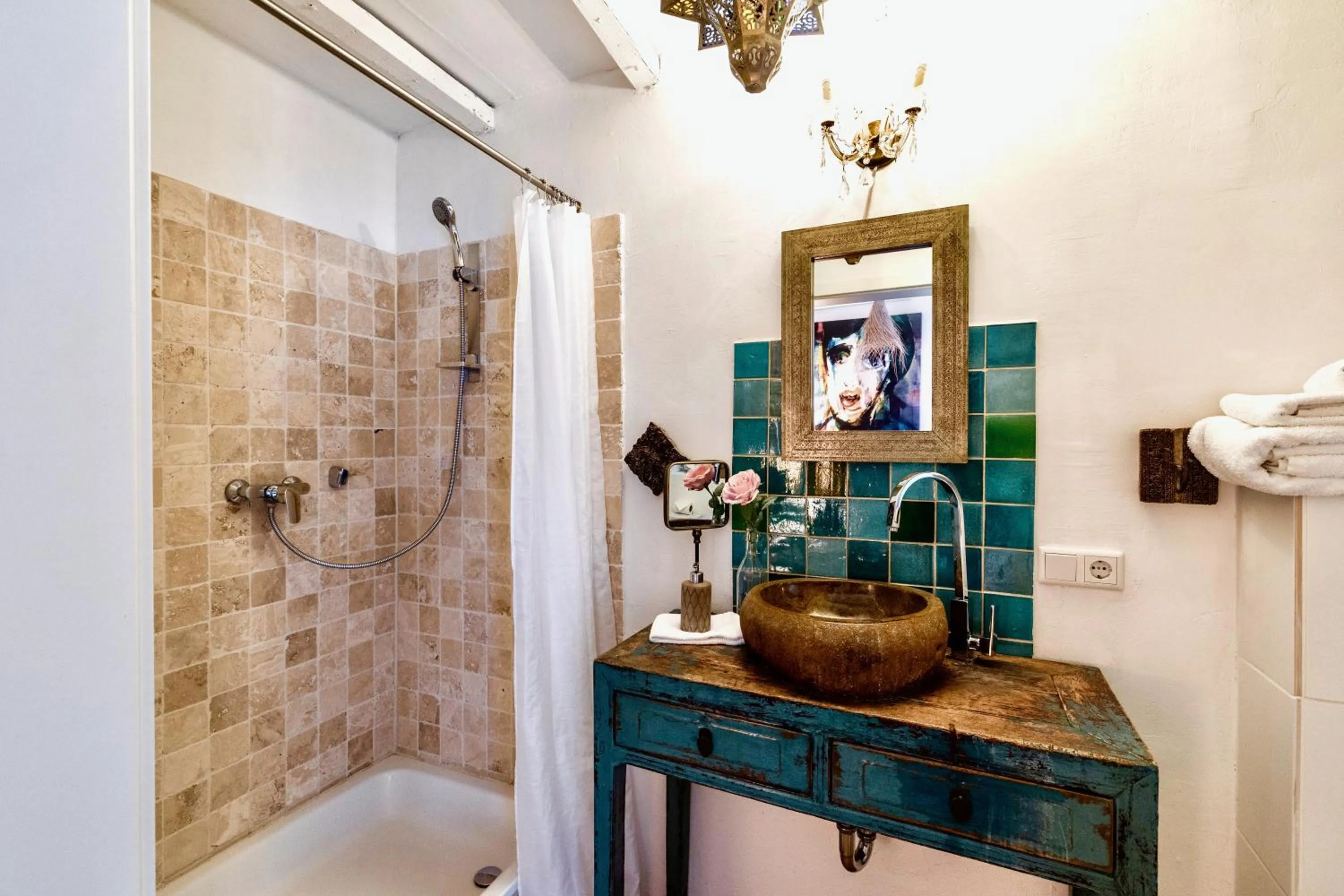 Bathroom in Schuhmacherei Rooms