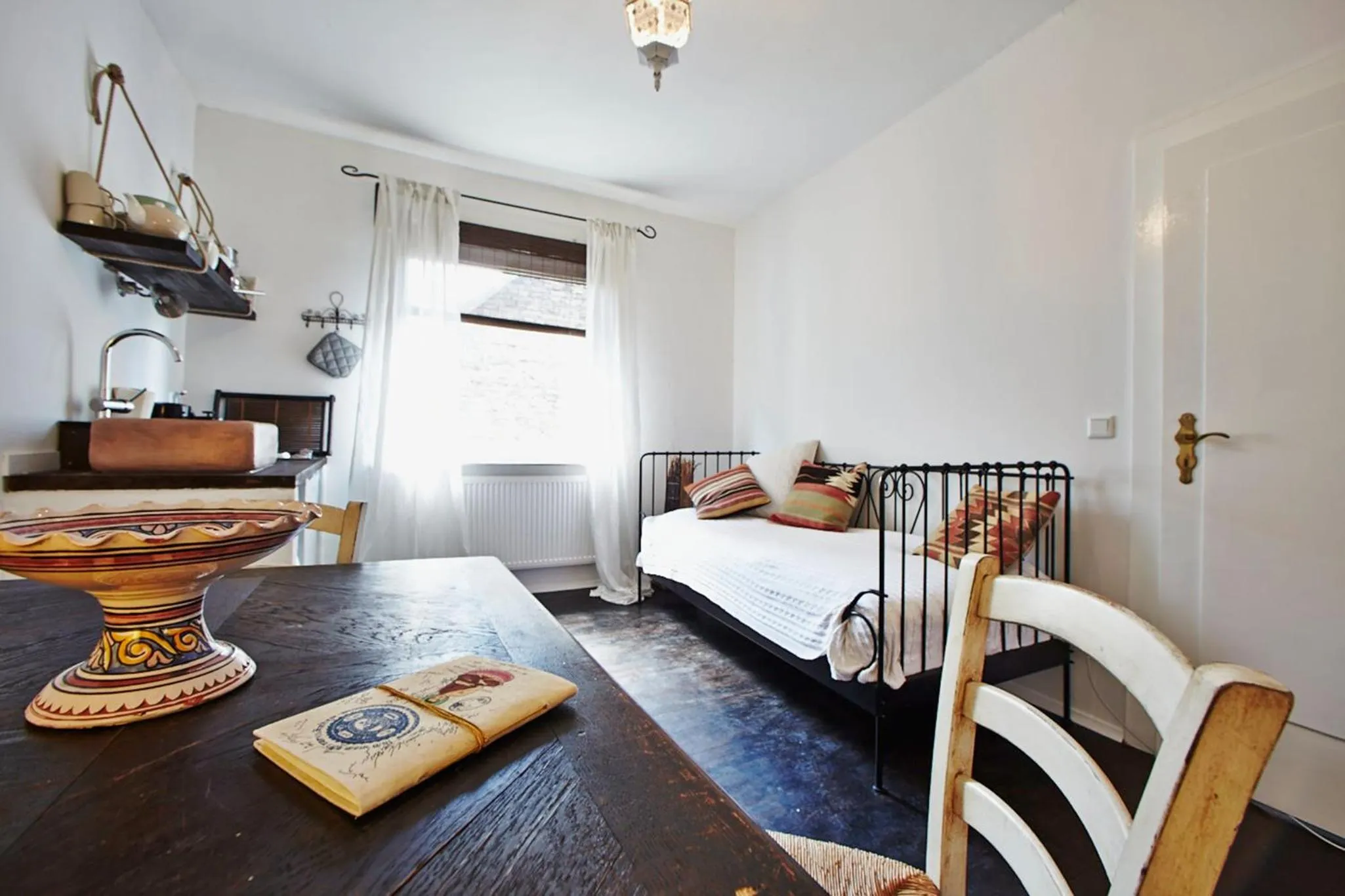 Bed in Schuhmacherei Guesthouse