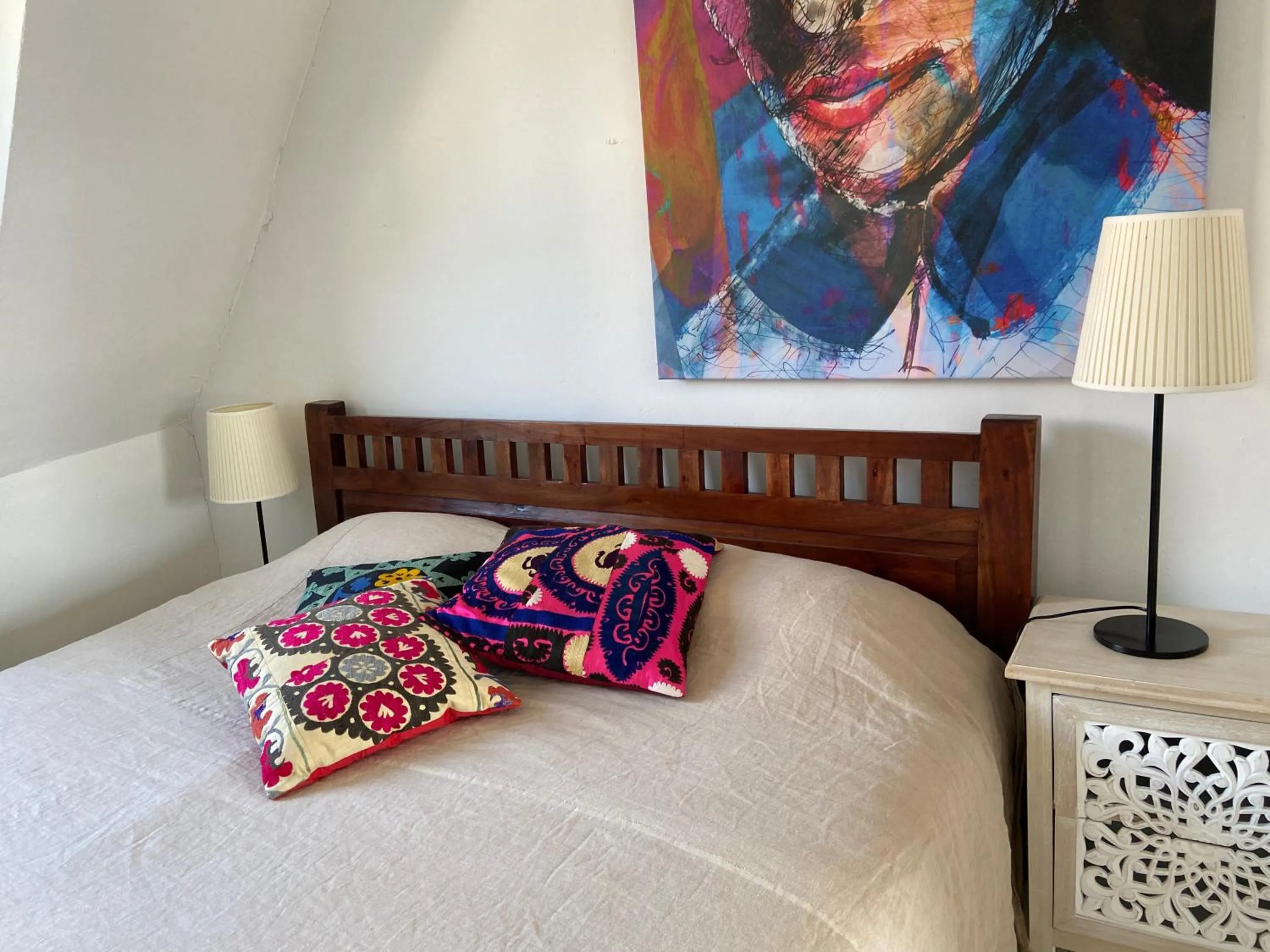 Bed in Schuhmacherei Guesthouse