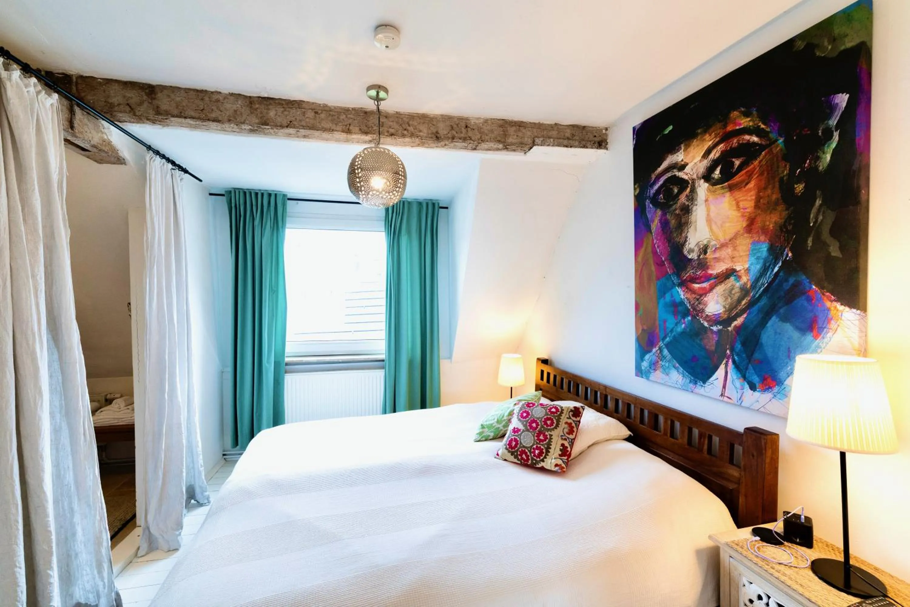 Bedroom, Bed in Schuhmacherei Rooms