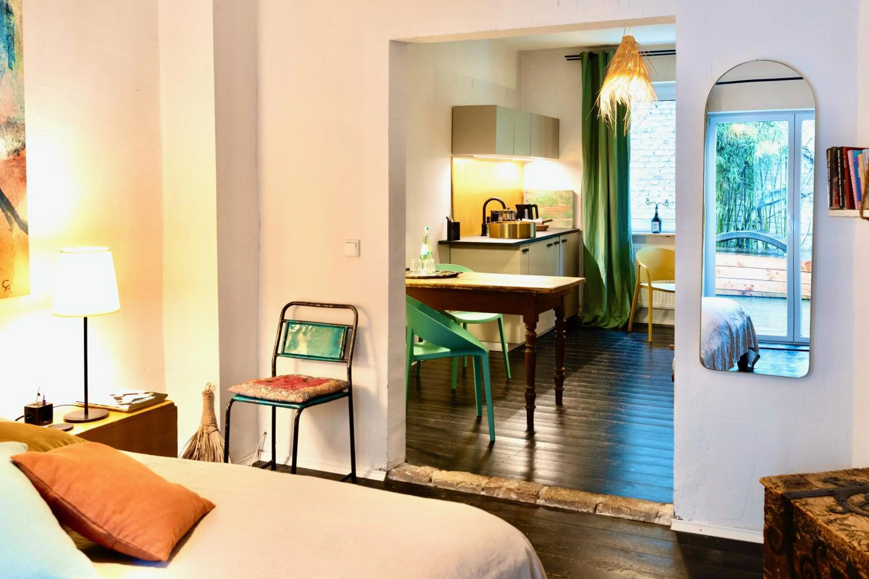 Kitchen or kitchenette in Schuhmacherei Rooms