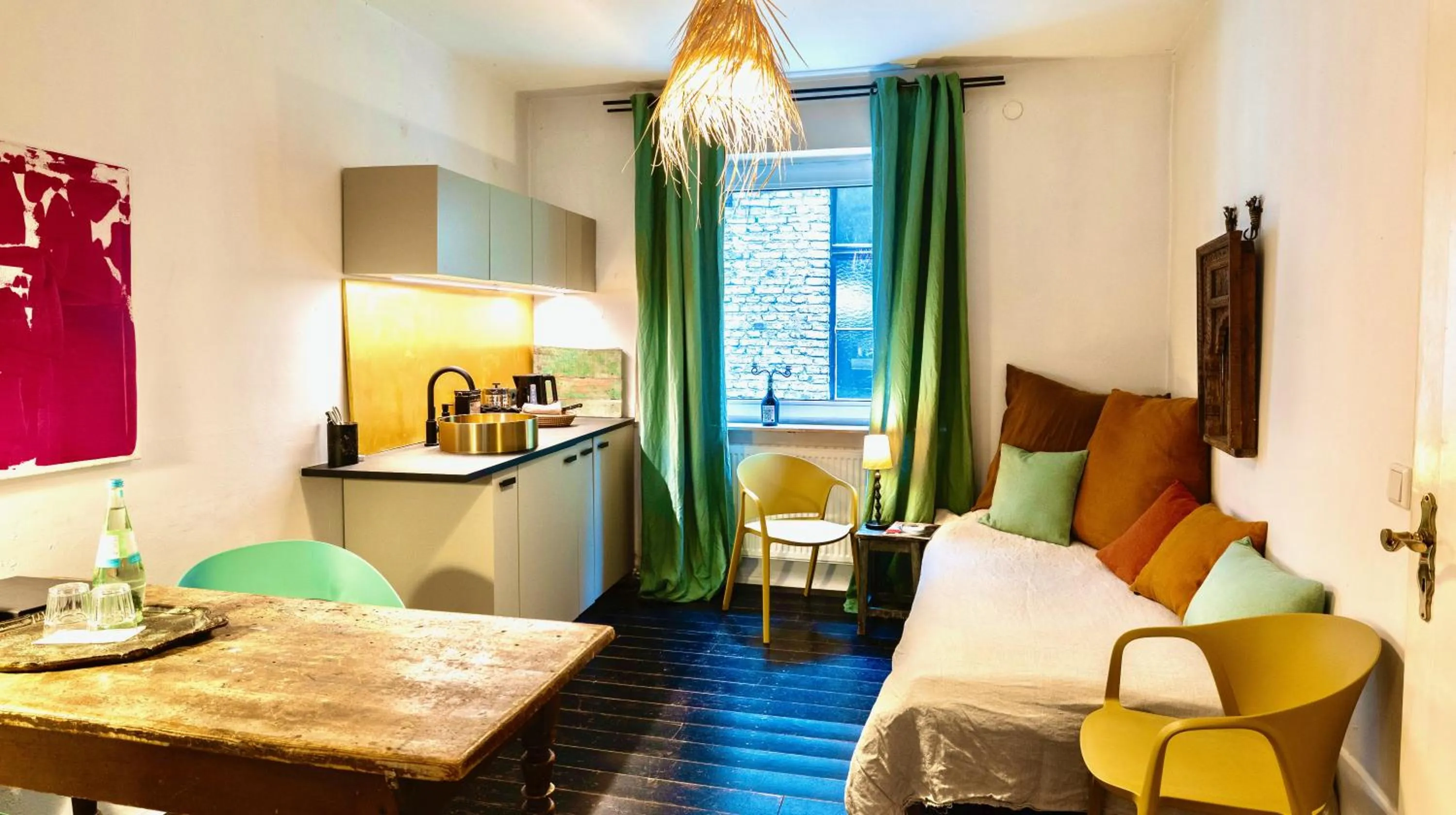 Bed in Schuhmacherei Rooms