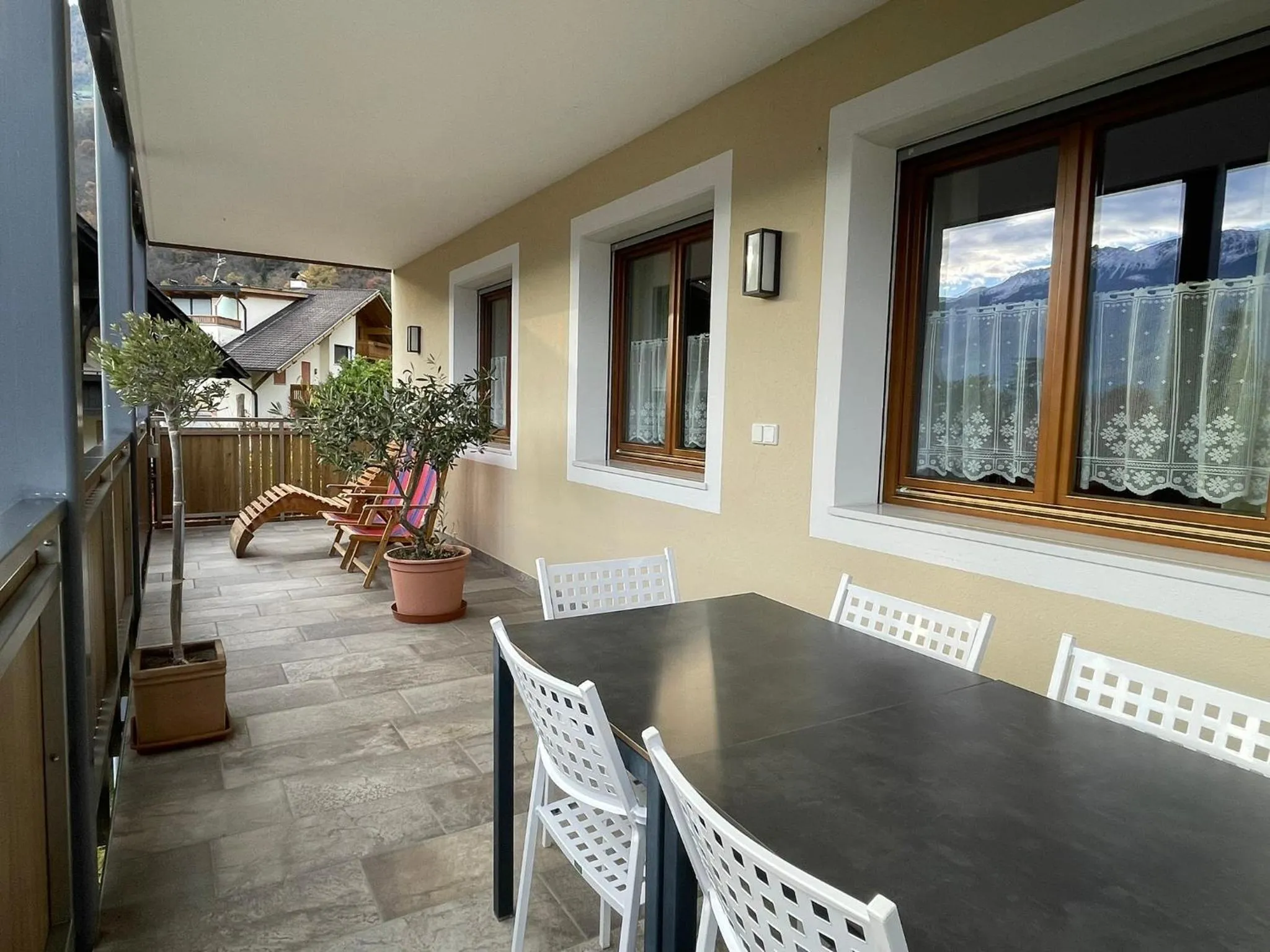 Balcony/Terrace in Residence Sonnenburger - Biobauernhof - Azienda agricola biologica