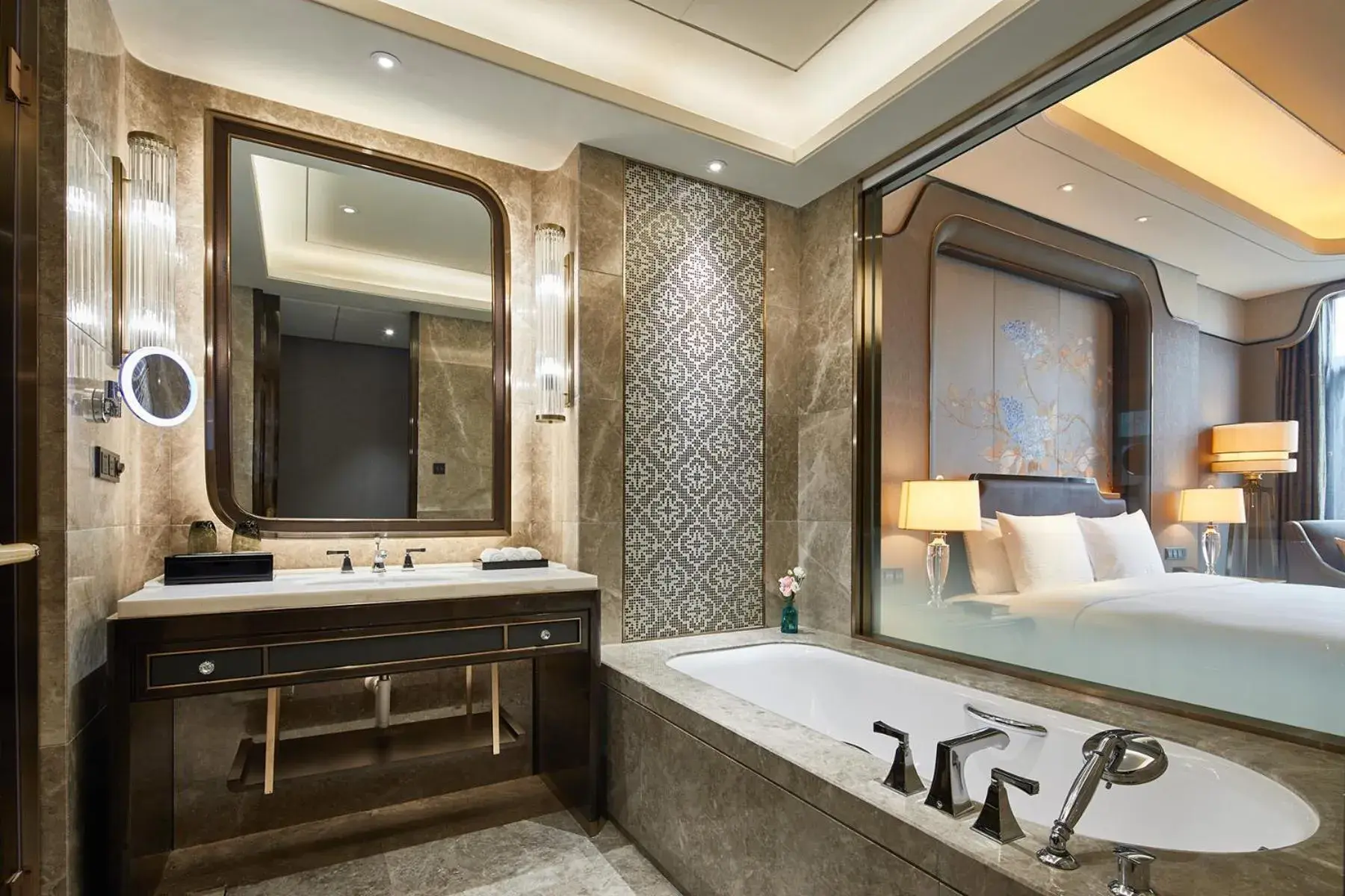 Superior Deluxe Twin Room in Wanda Vista Harbin Superior Deluxe Twin Room in Wanda Vista Harbin