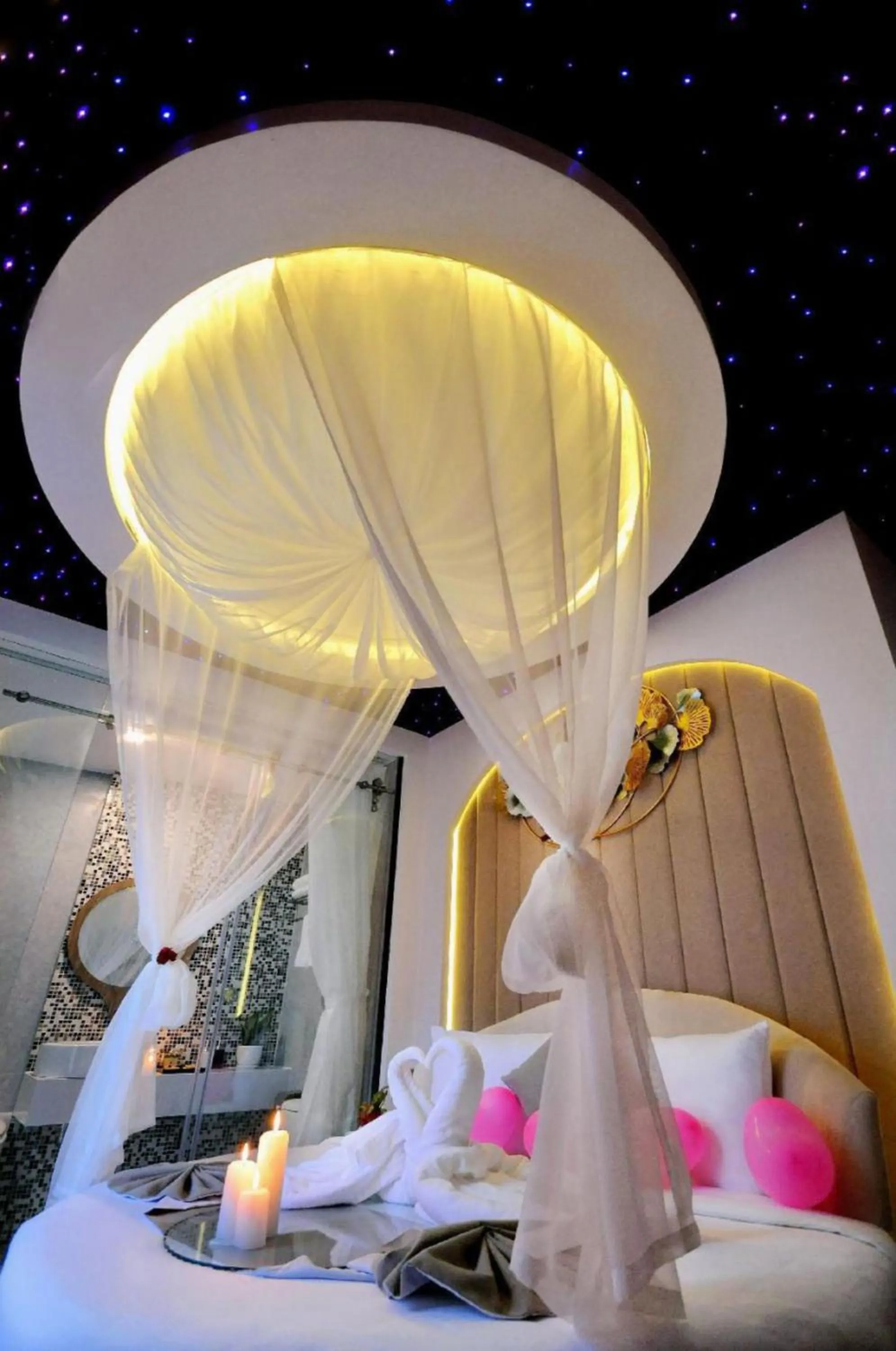 Photo of the whole room, Bed in Grand Ngoc Bich hotel