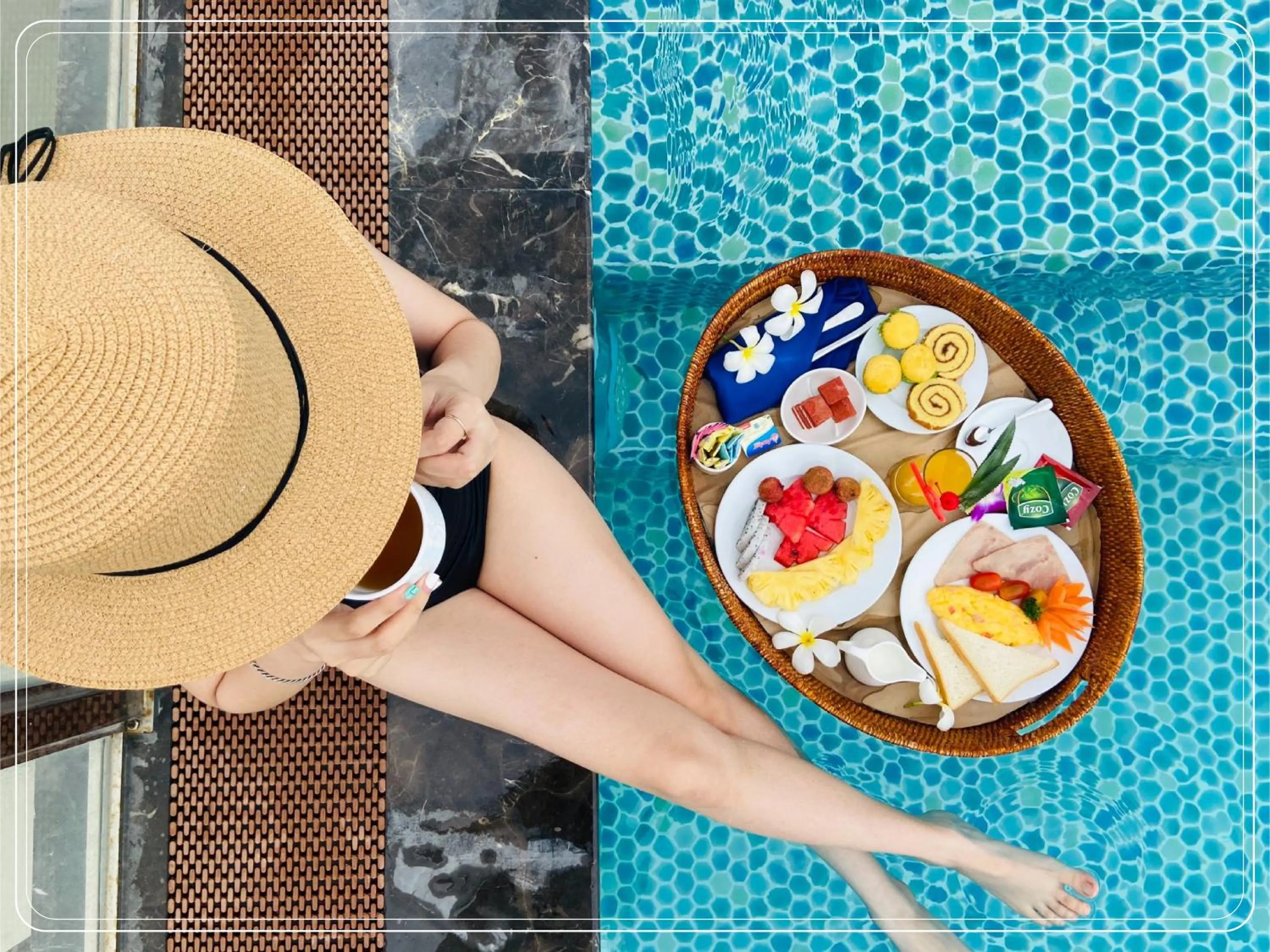 Food and drinks in Grand Ngoc Bich hotel