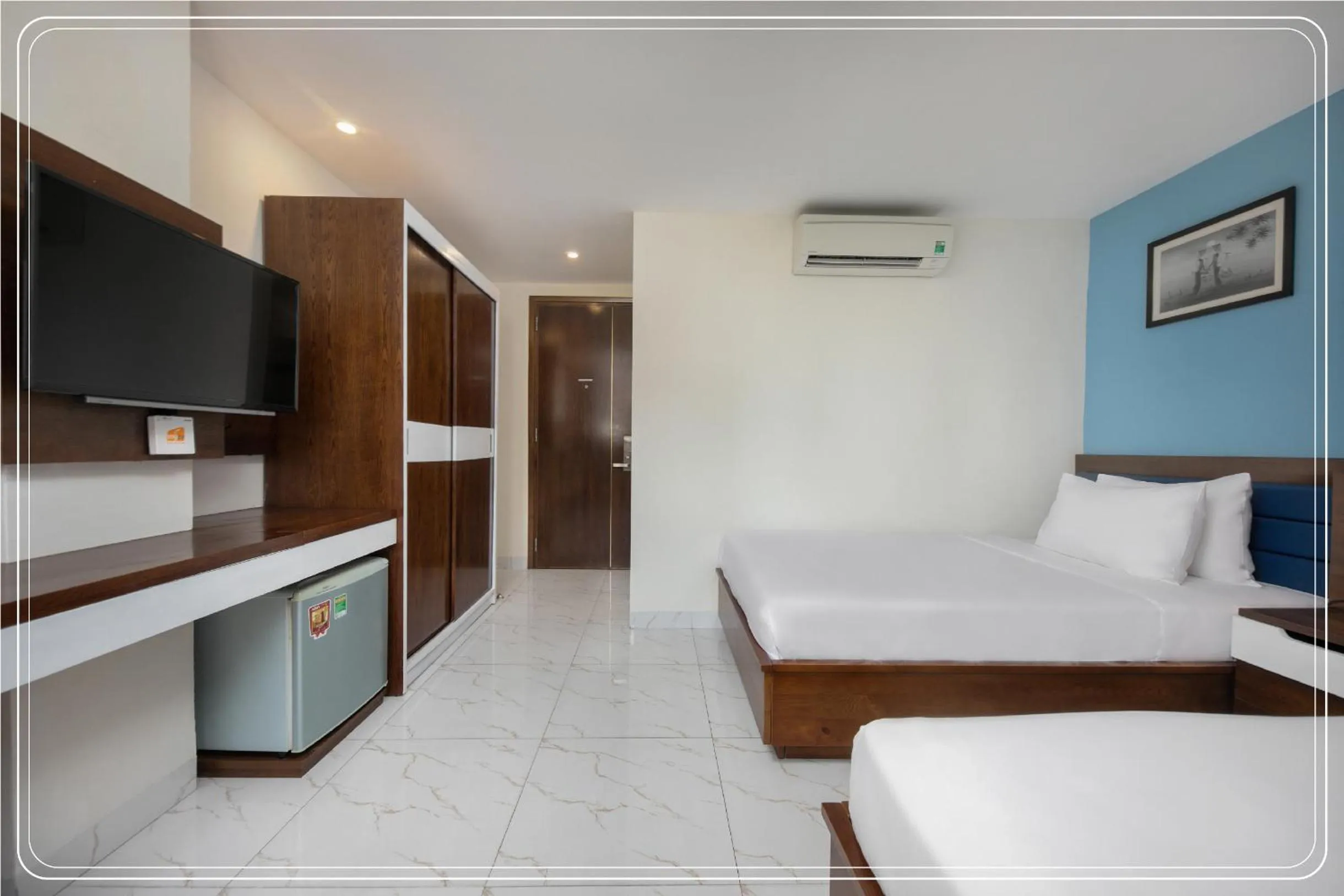 Bed in Grand Ngoc Bich hotel