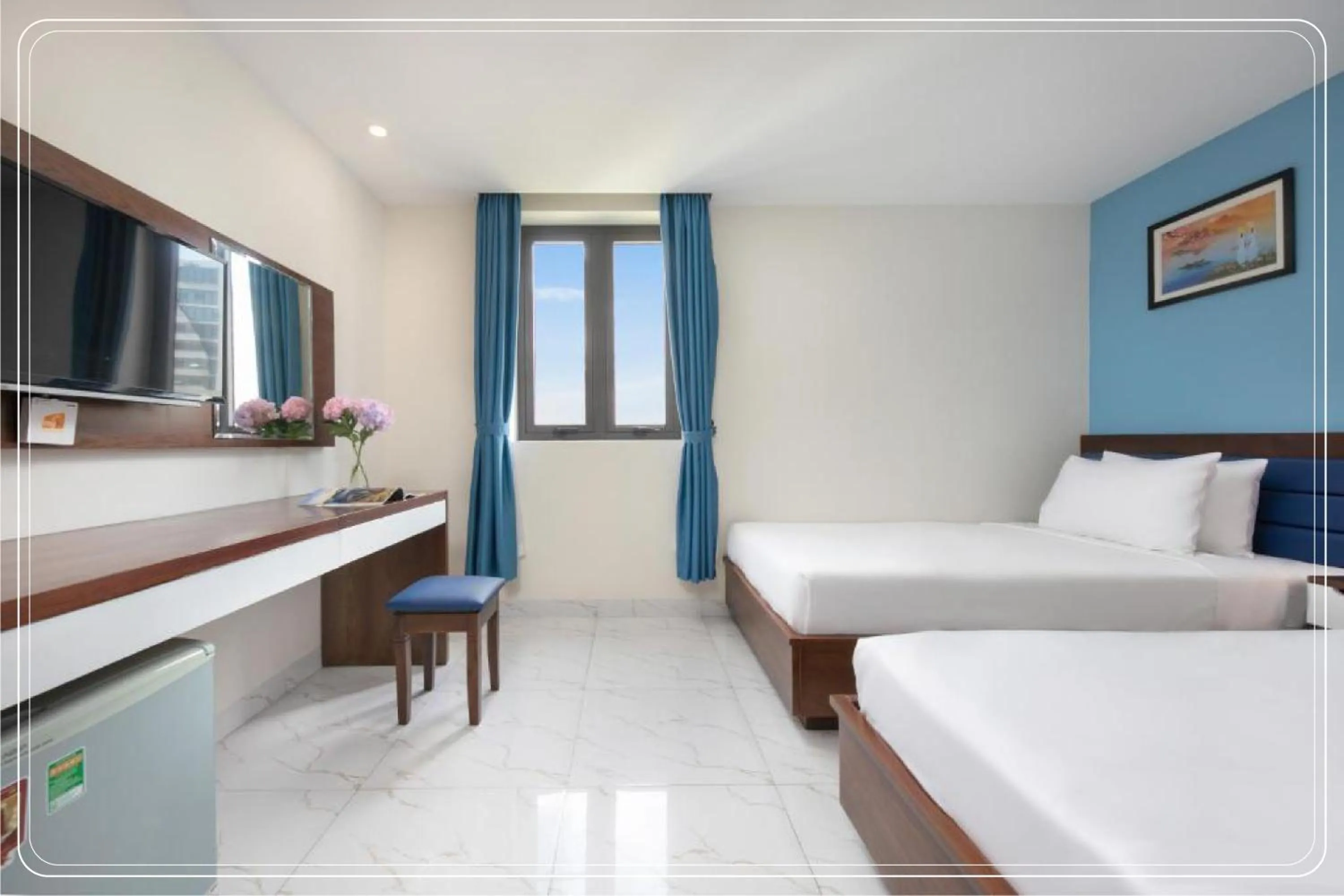 Bed in Grand Ngoc Bich hotel