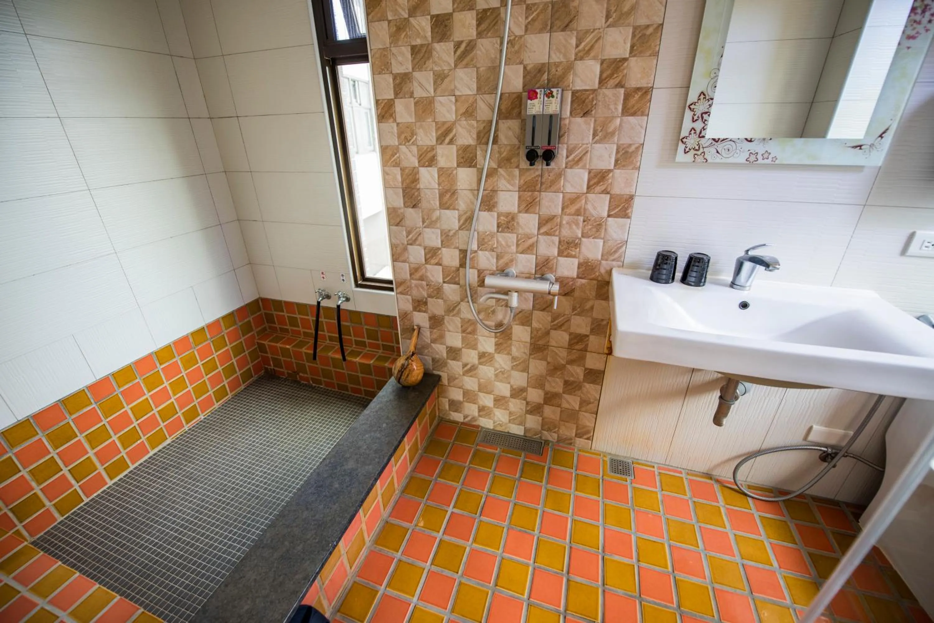 Bathroom in Ruo Shui Hotspring Hotel