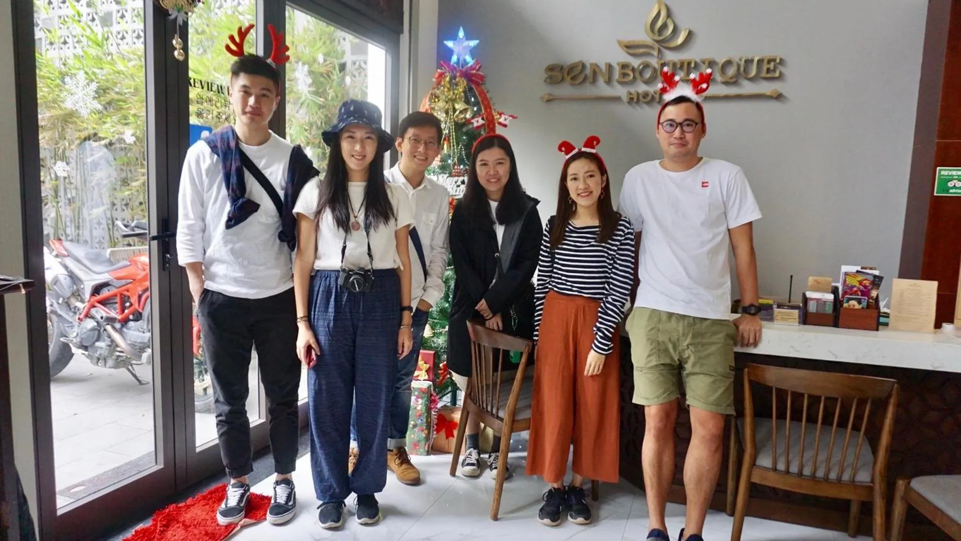 group of guests in Sen Boutique Hotel