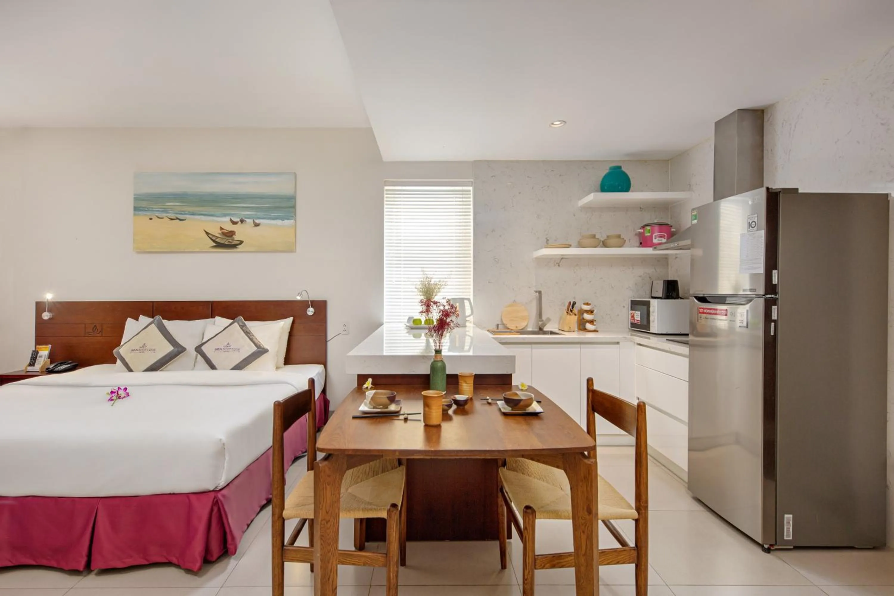 Bed in Sen Boutique Hotel