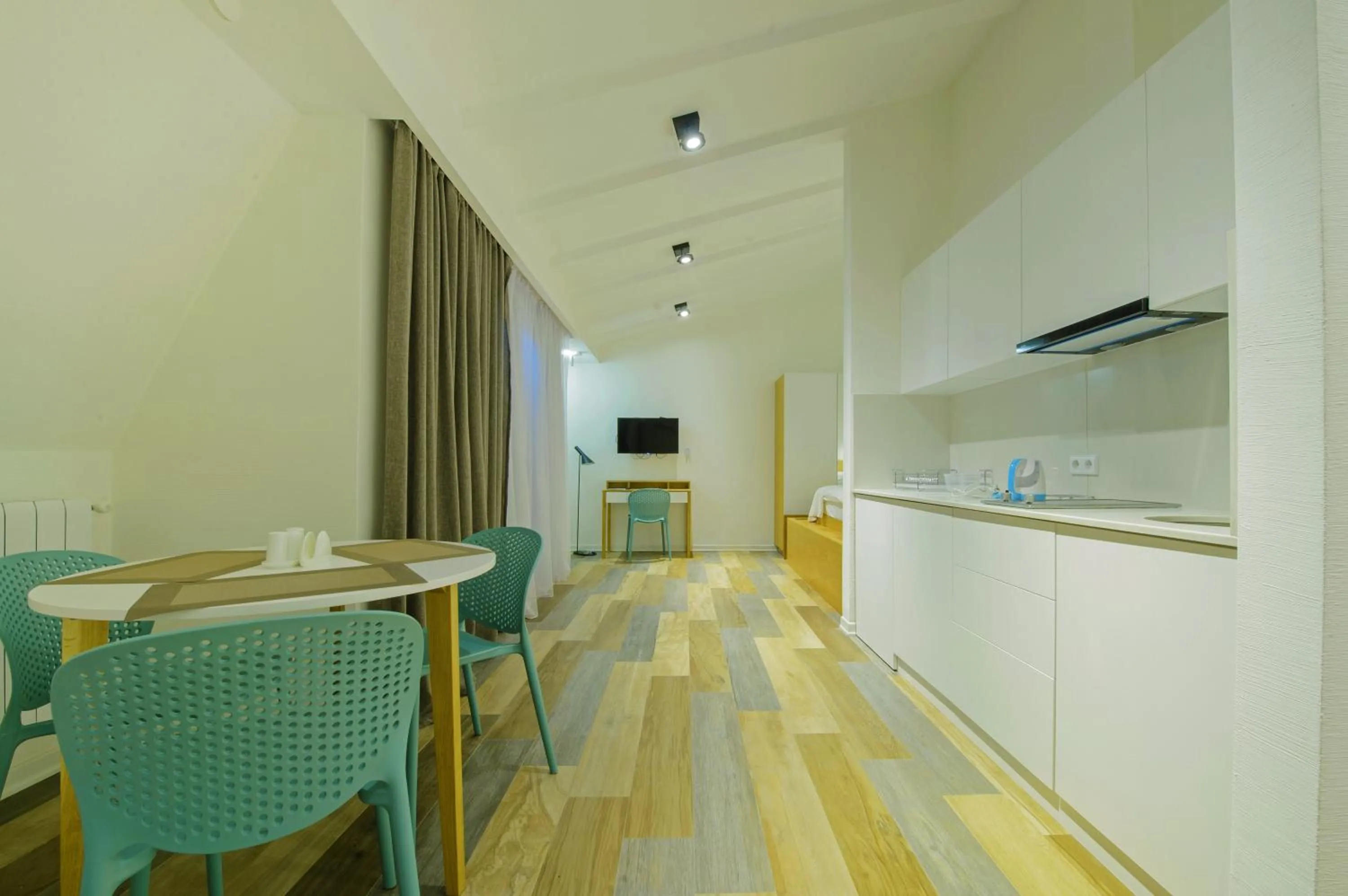 Kitchen or kitchenette in Mariinsky Boutique Hotel