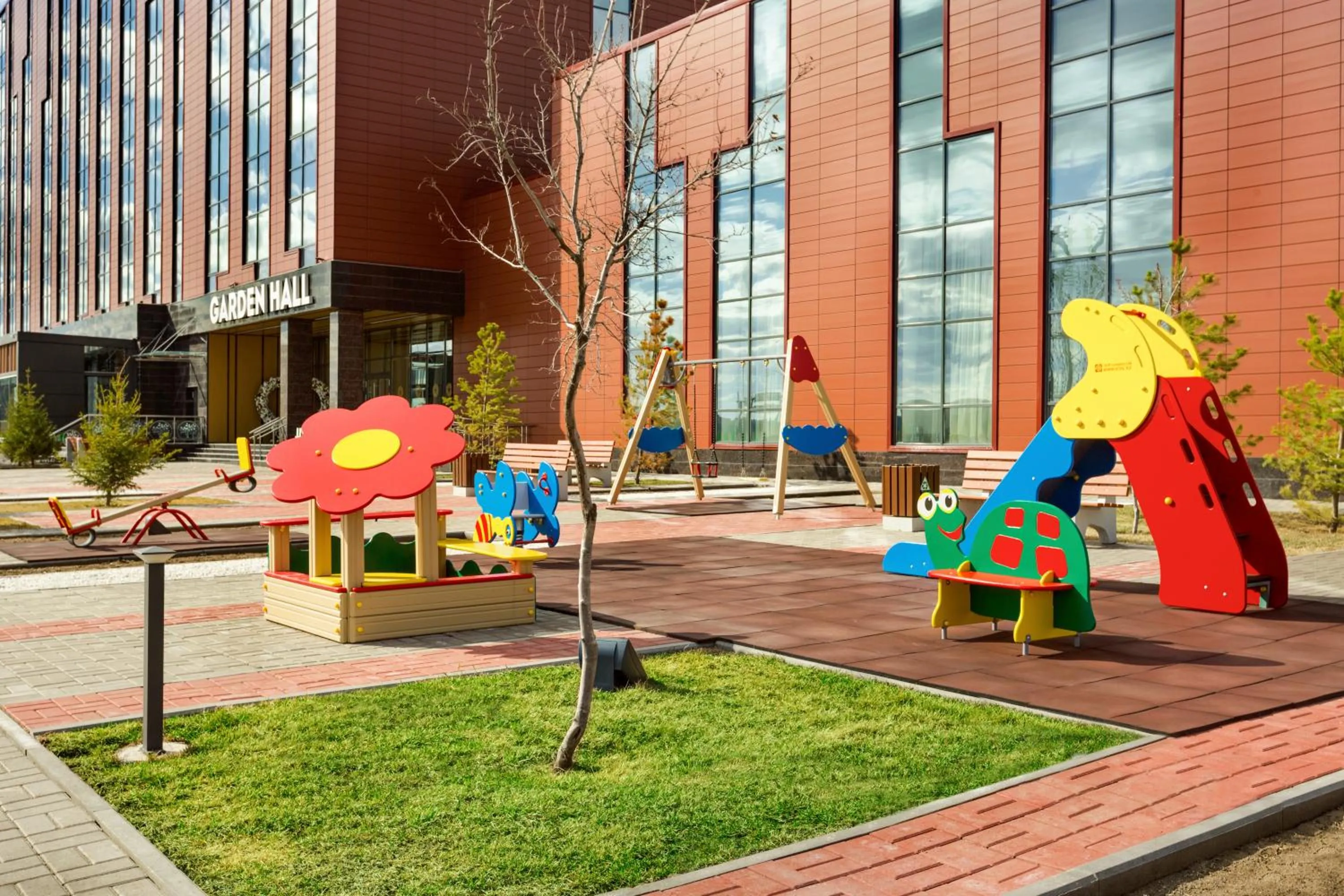 Children play ground in Wyndham Garden Astana