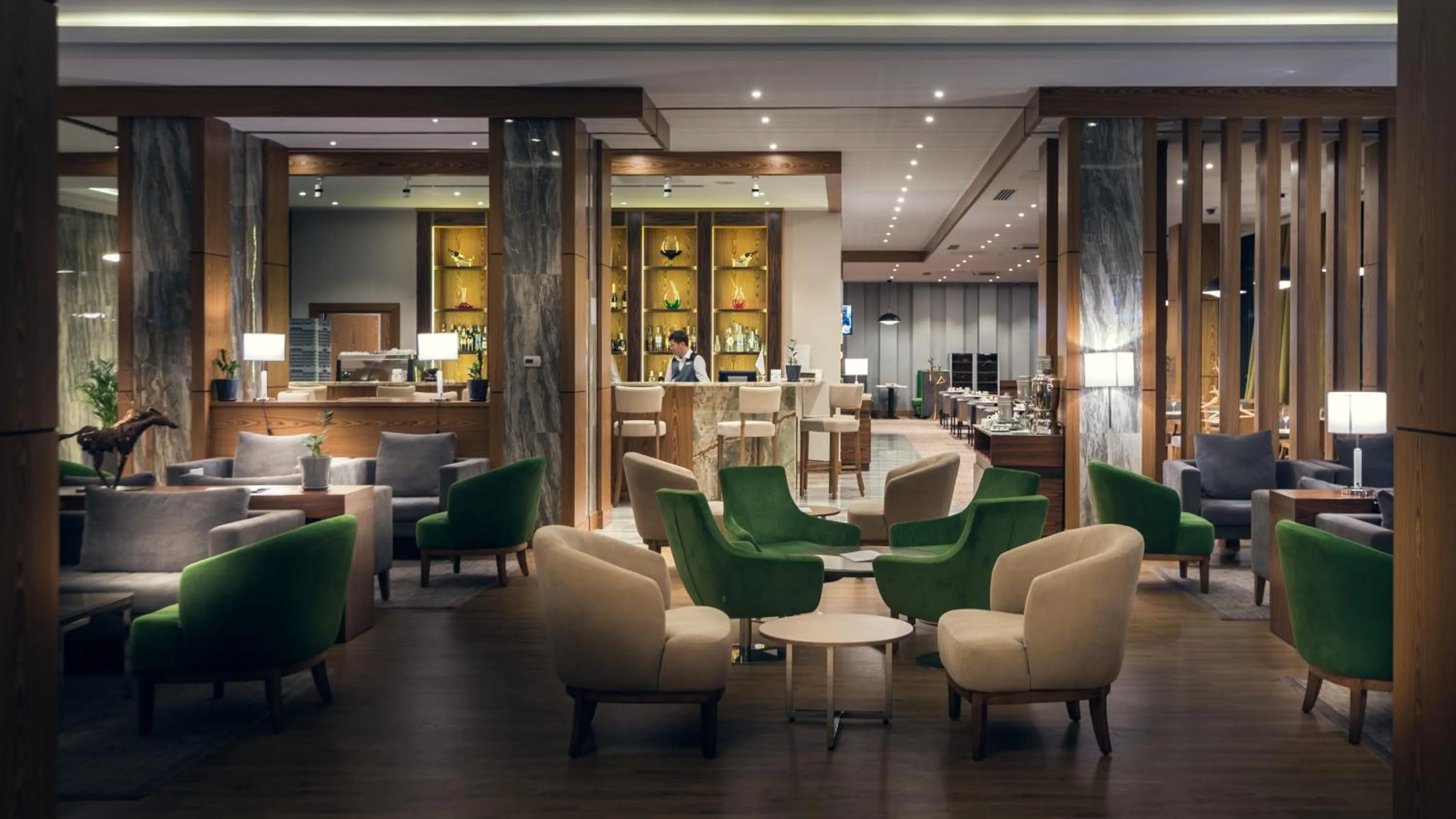 Lounge or bar in Wyndham Garden Astana