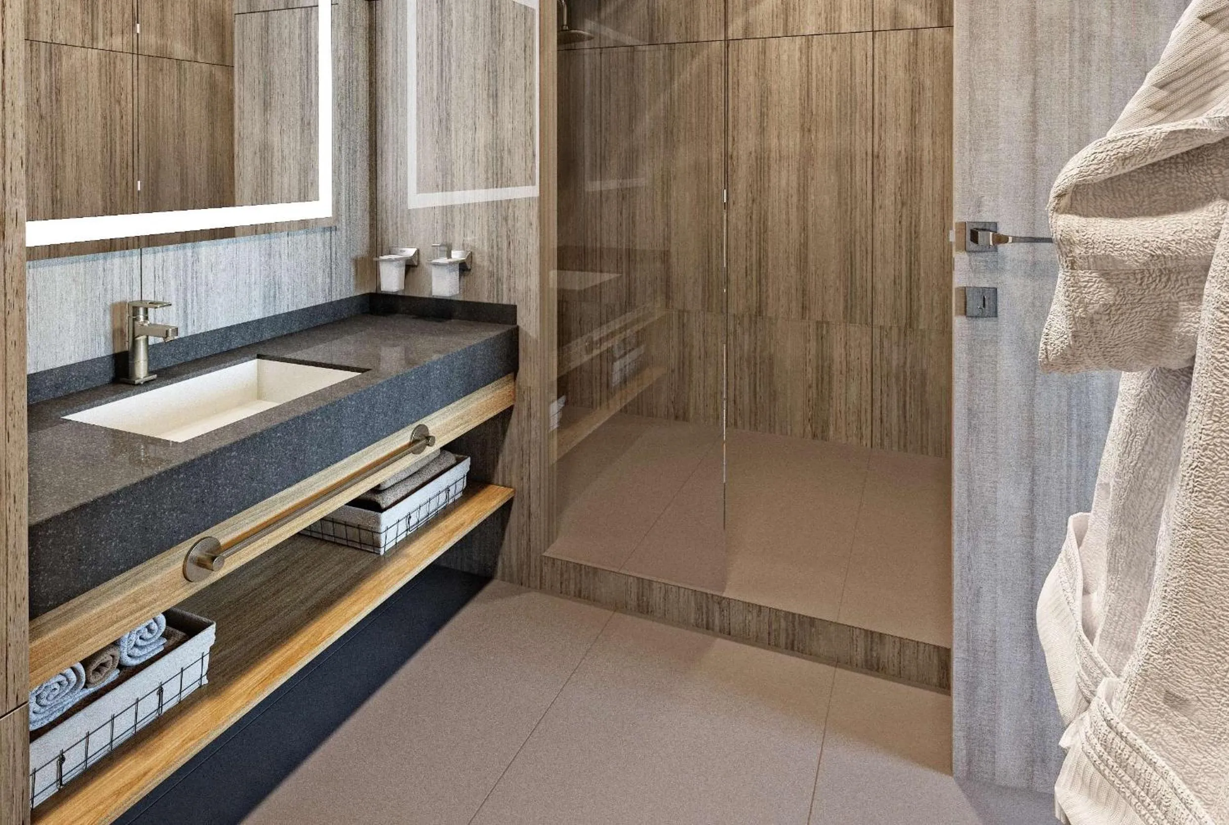 Bathroom in Wyndham Garden Astana