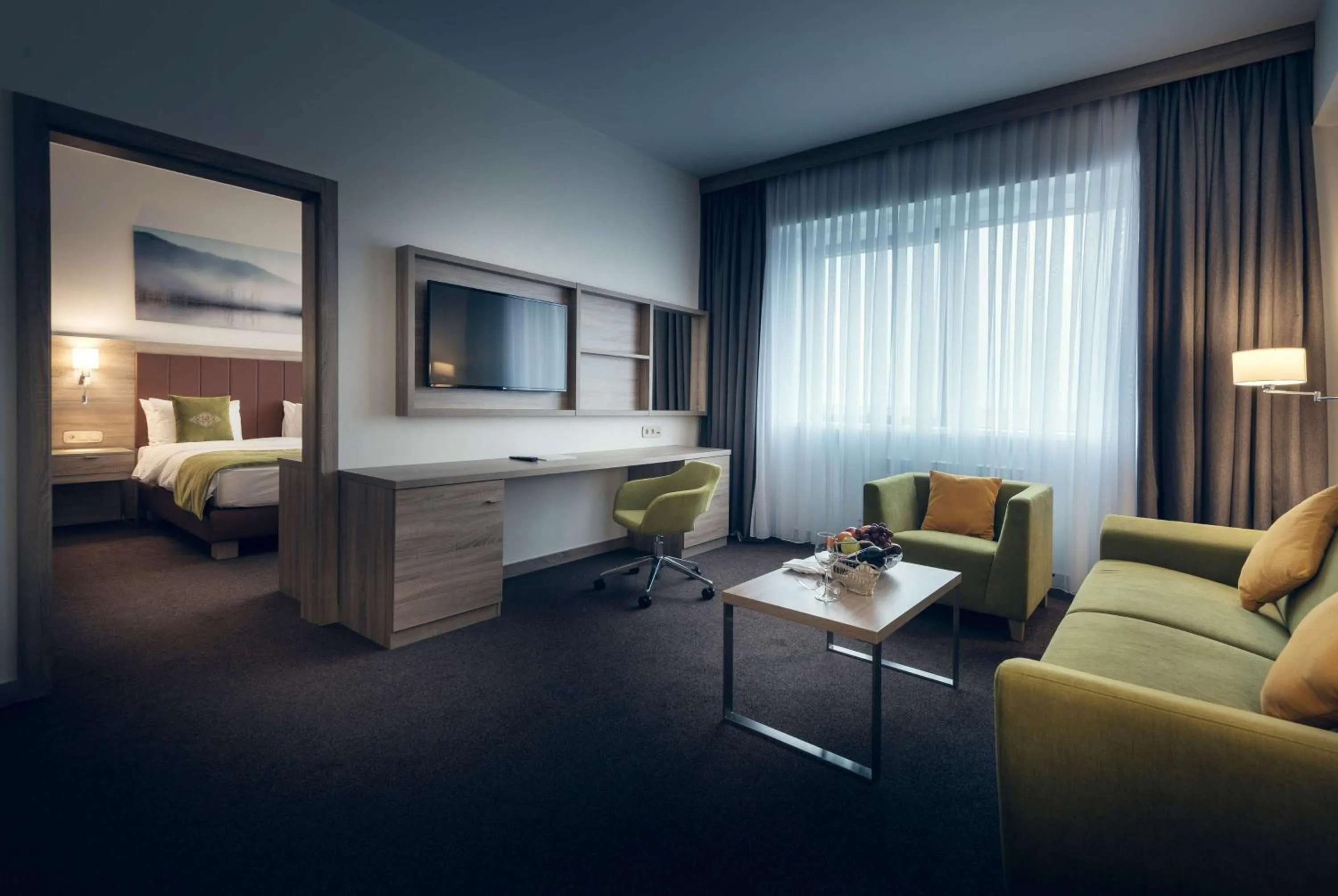 Photo of the whole room, Bed in Wyndham Garden Astana