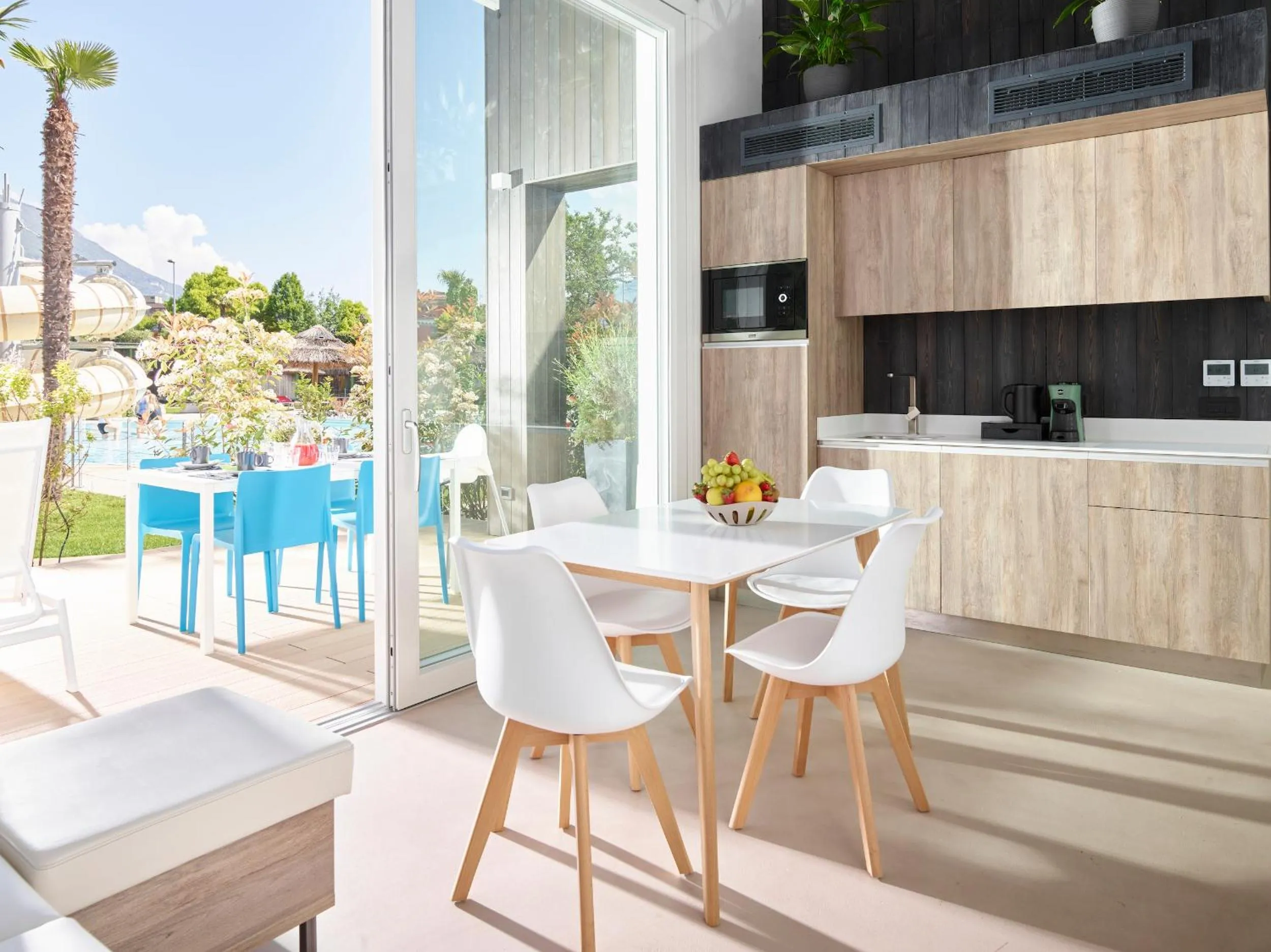 Kitchen or kitchenette in Garda Sporting Club Hotel