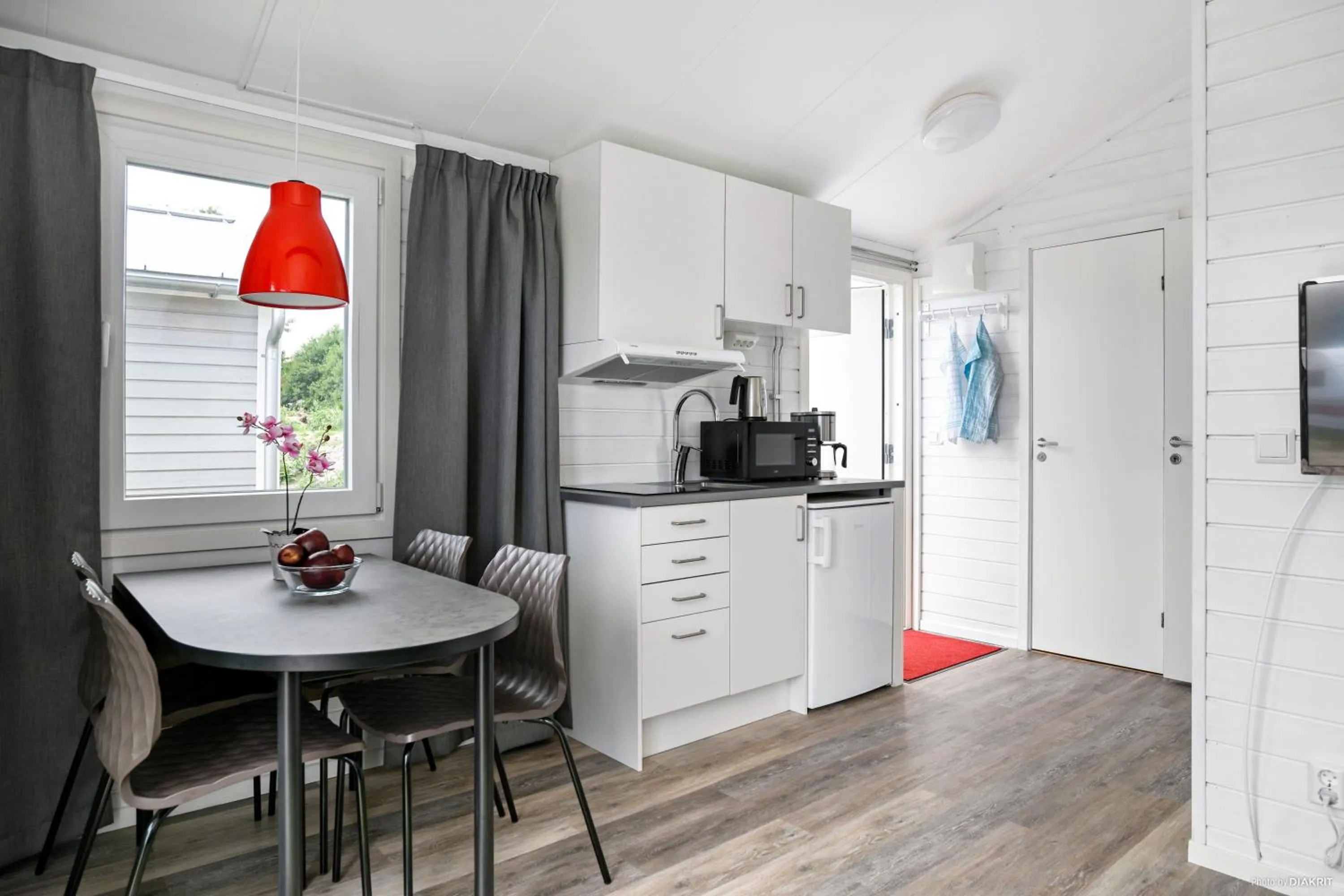 Kitchen or kitchenette in First Camp Kärradal-Varberg