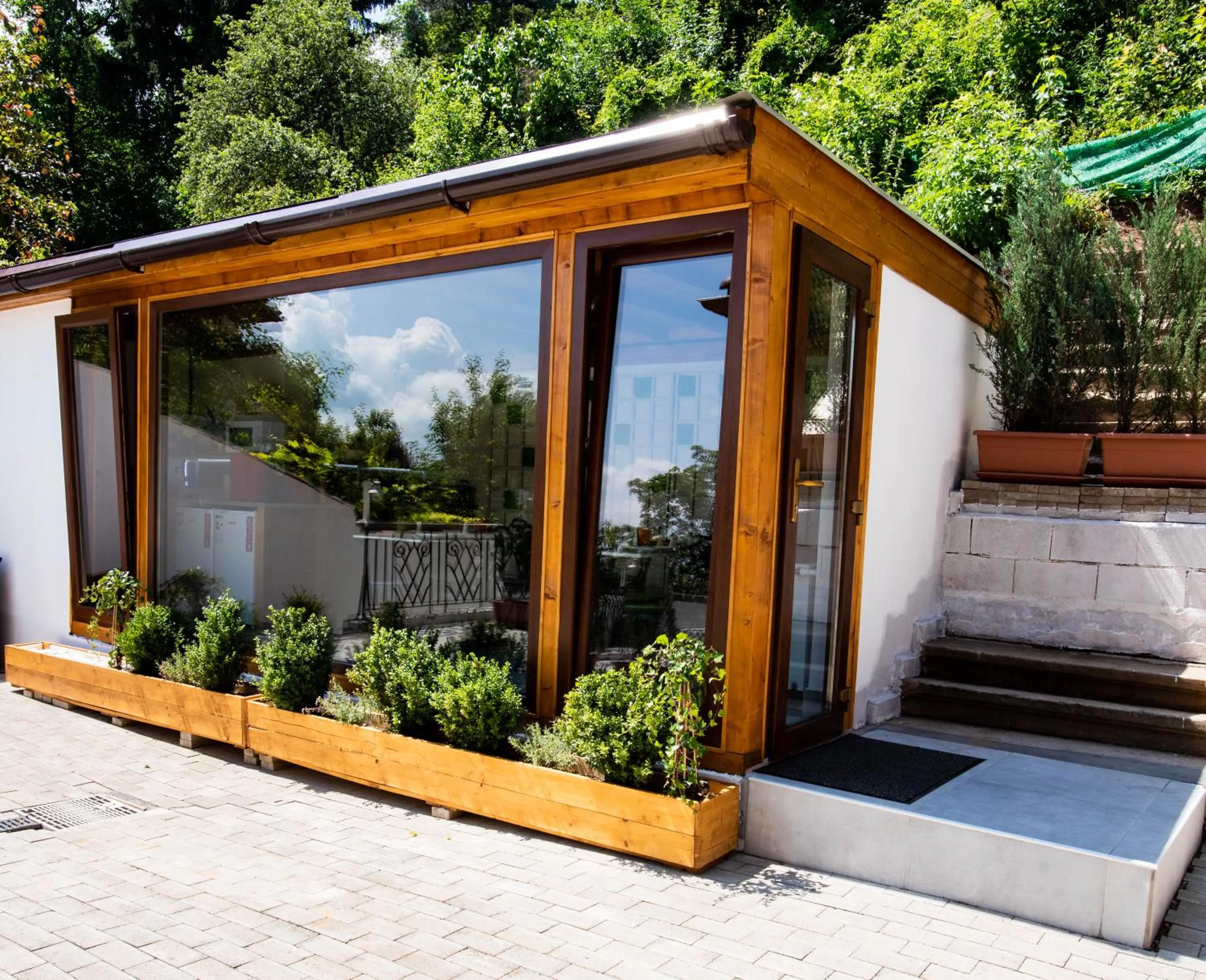 Buffet breakfast in Casa Moritz