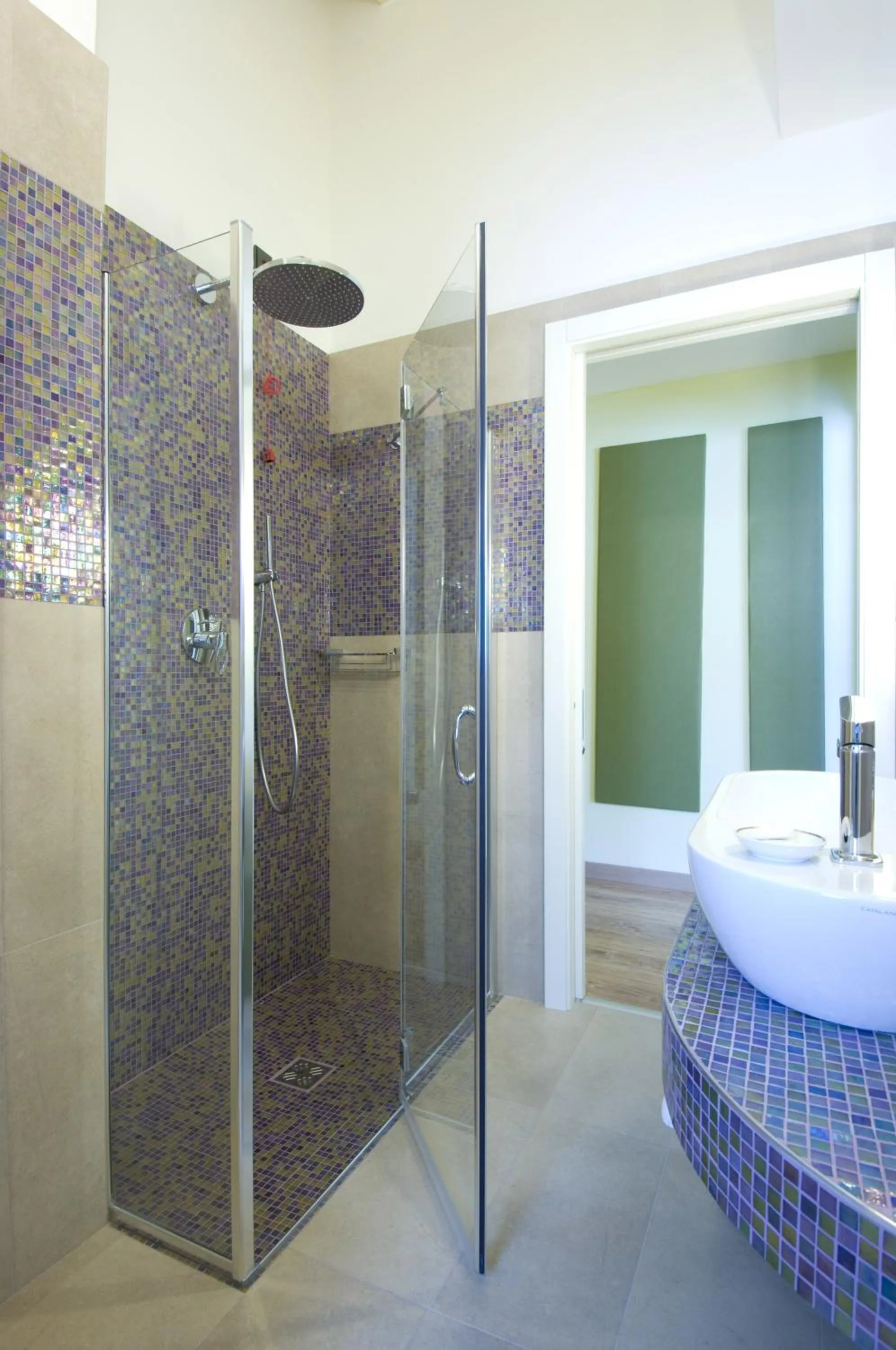 Shower in Parc Hotel Flora S