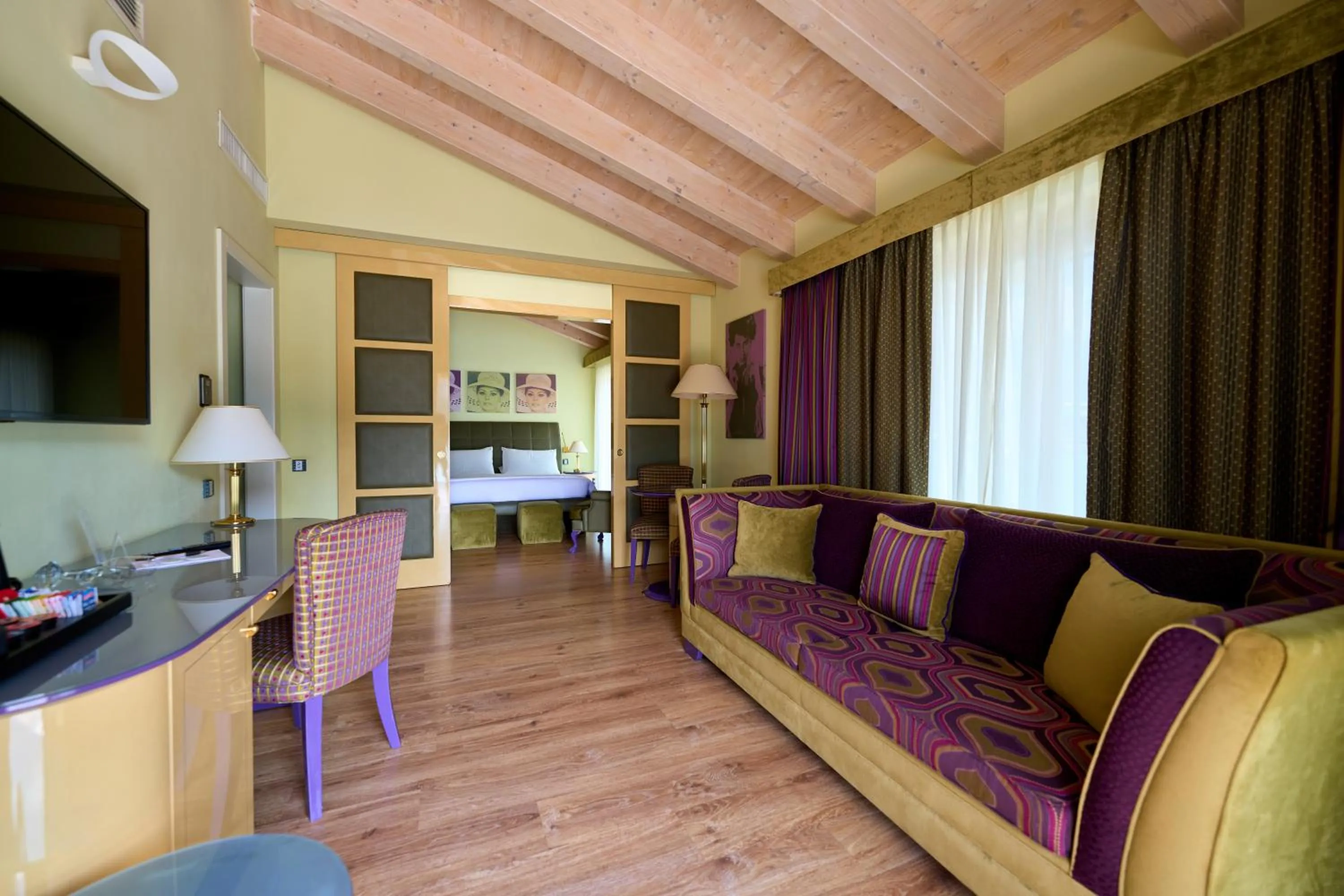 Living room in Parc Hotel Flora S