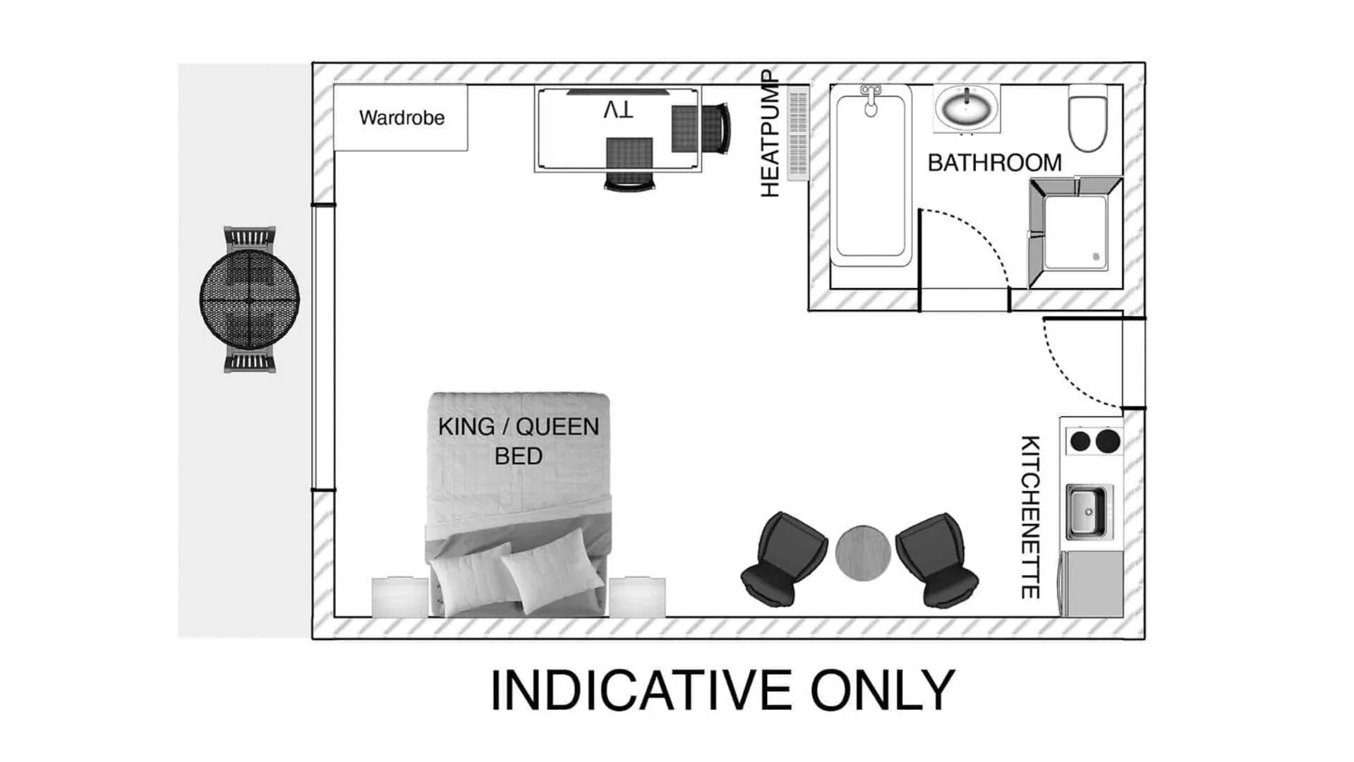Floor plan in Coastal Ridge Apartments
