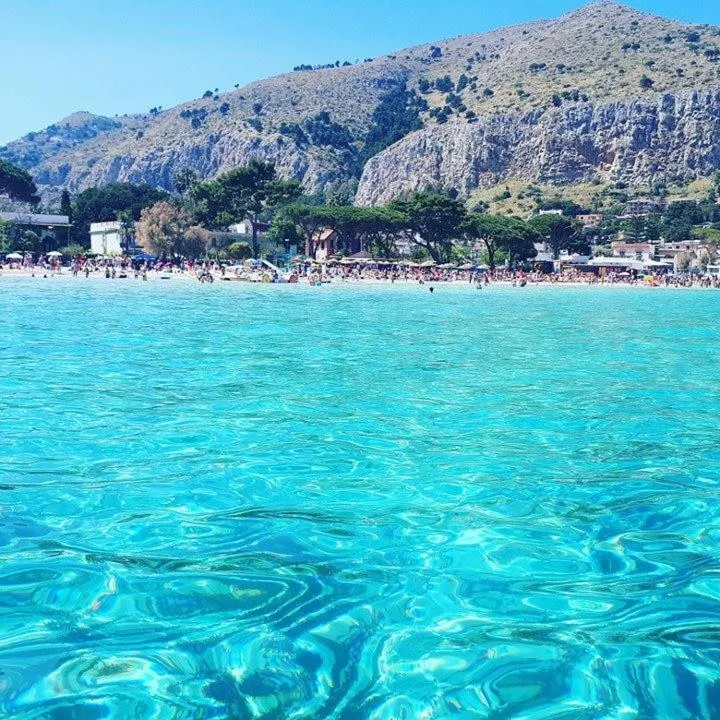 Beach in Mongibello Palace B&B