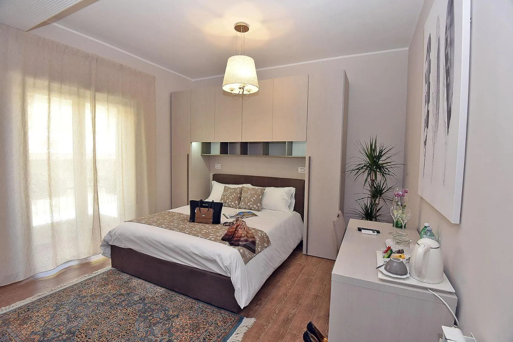 Bed in B&B Paradiso Relais