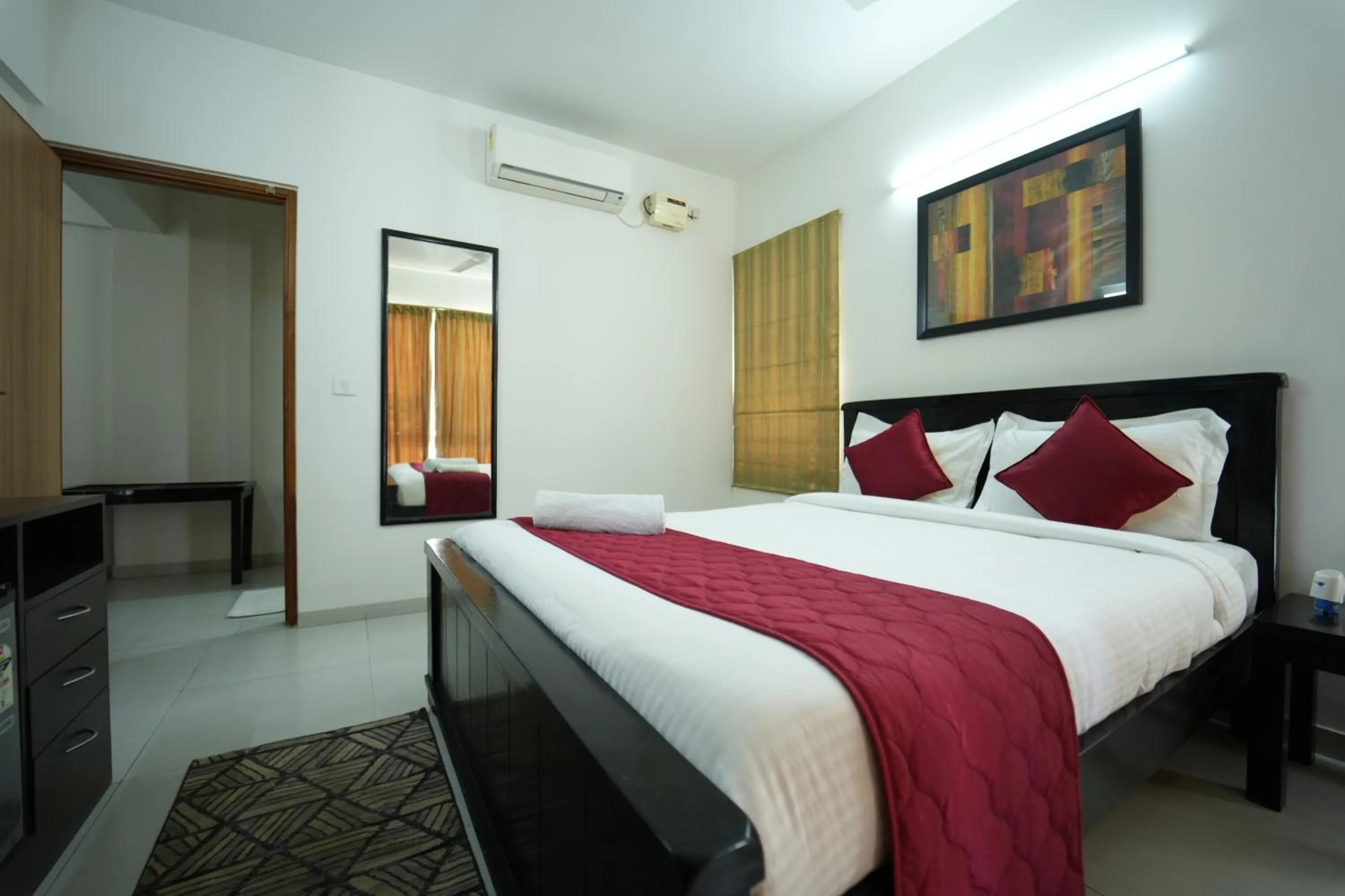 Bed in The Altruist Business Stays Bellandur-1