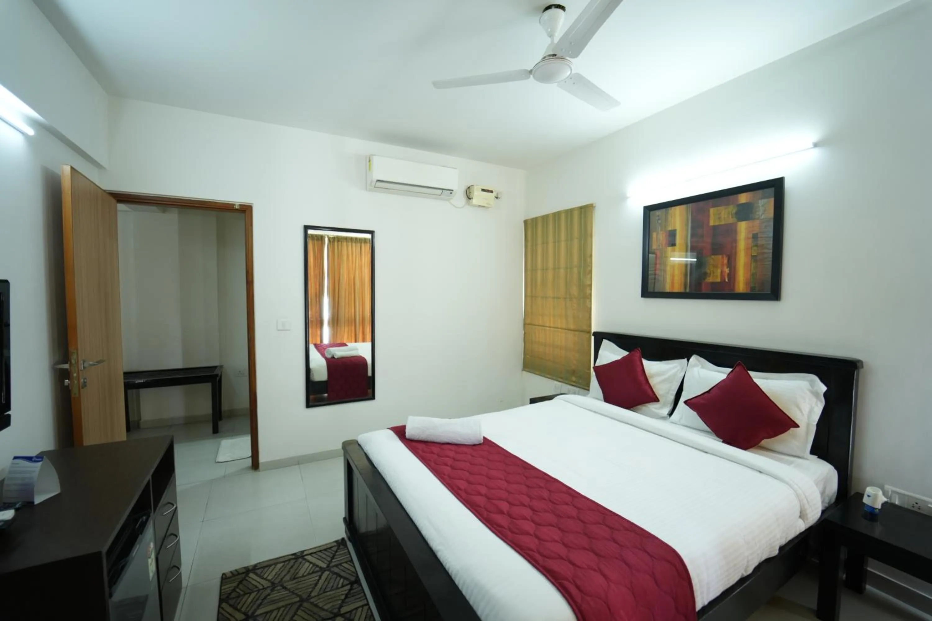 Bed in The Altruist Business Stays Bellandur-1